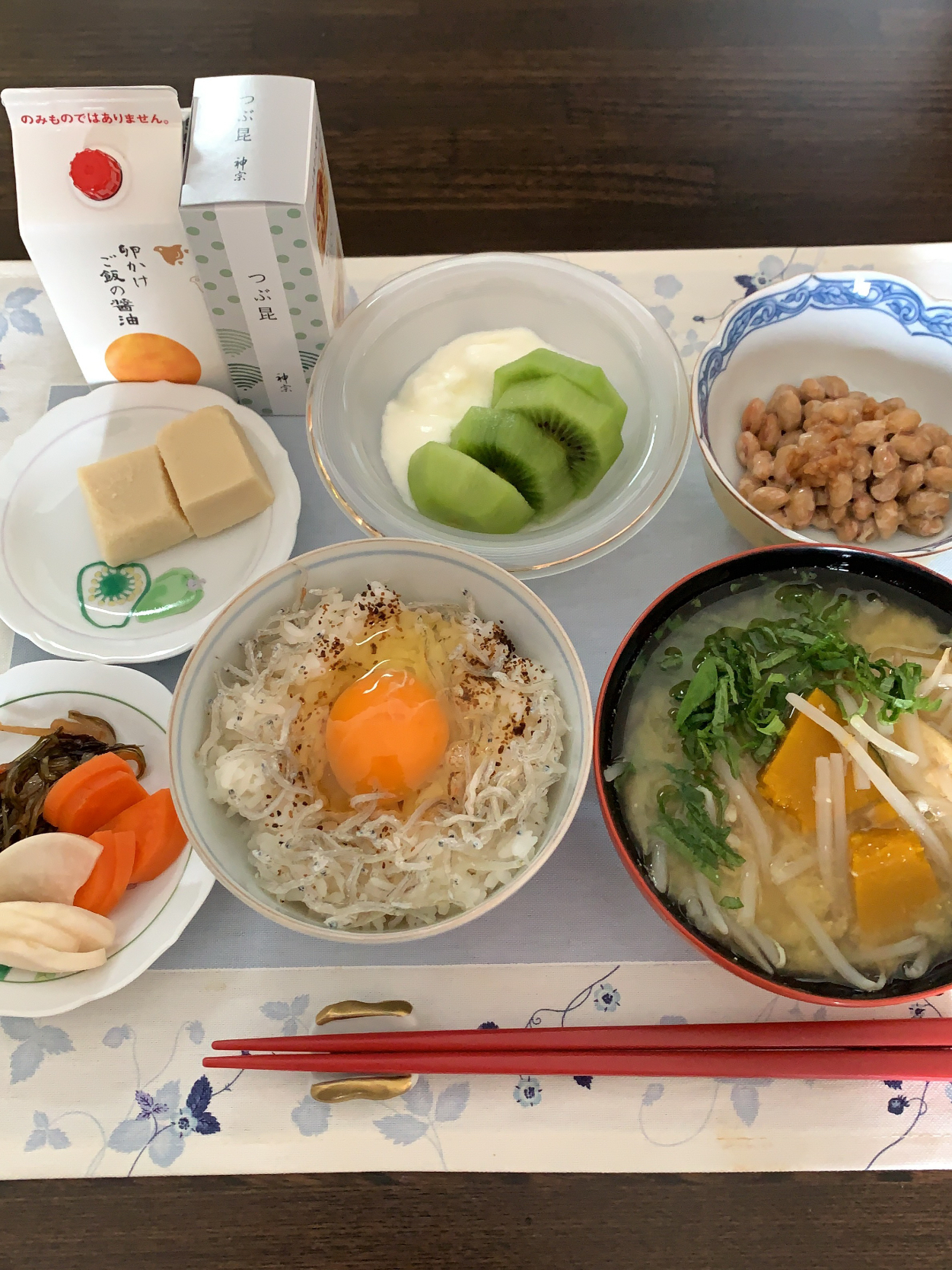 ヘルシーな朝食❣️