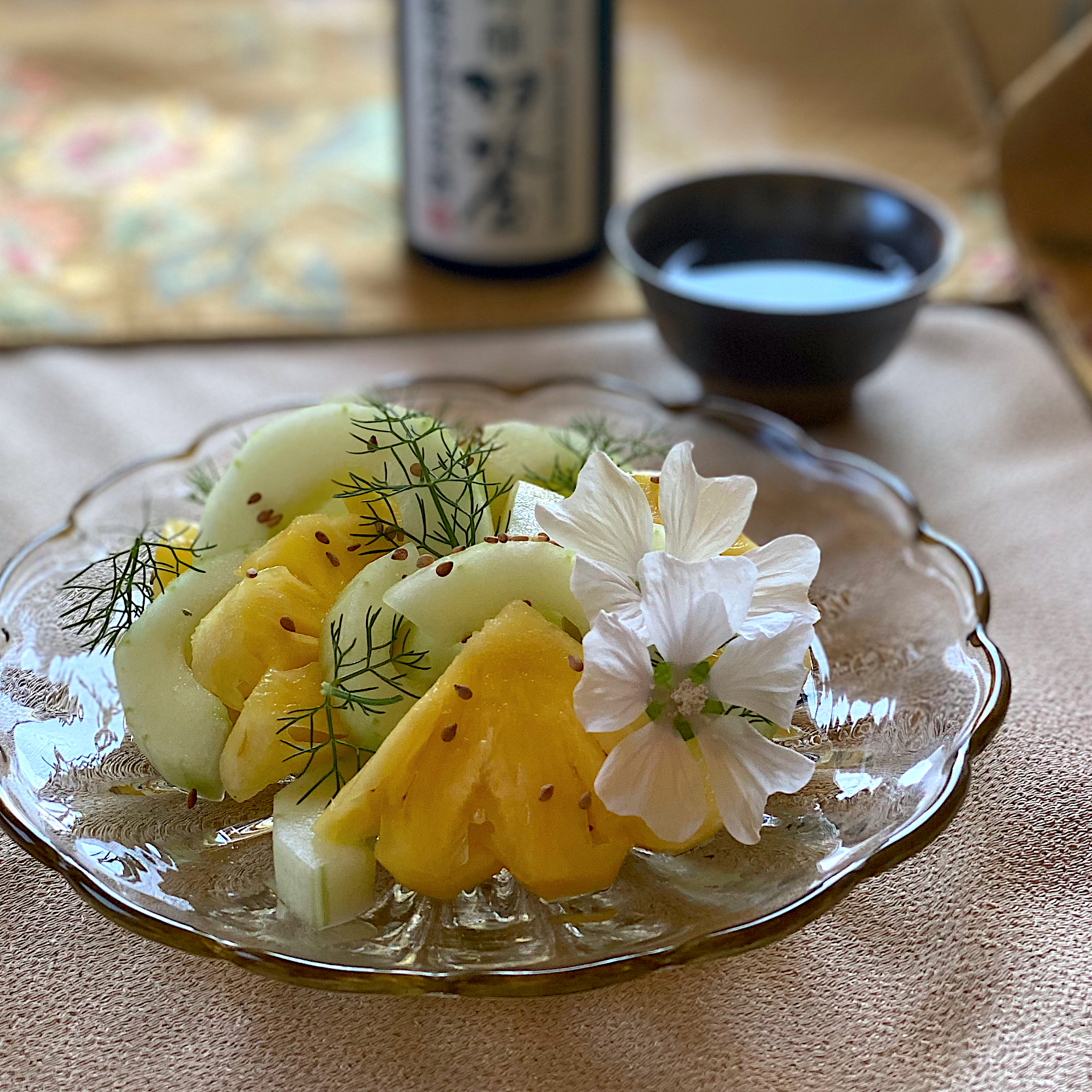 ✨🥒🍍夏野菜と😊 ②. 翡翠きゅうりと台湾パイナップルのサラダ