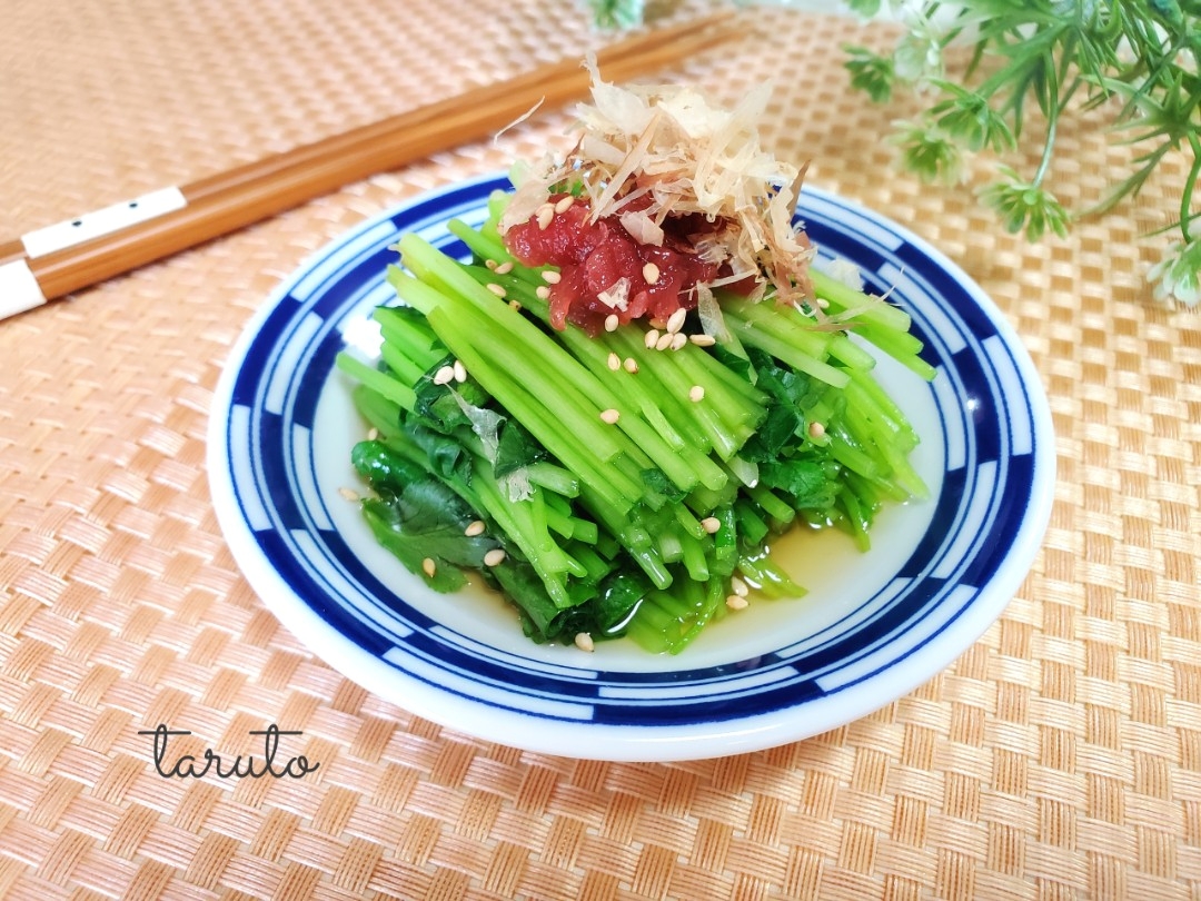 るん♪さん♡の料理✨三つ葉の梅浸し☘️💕