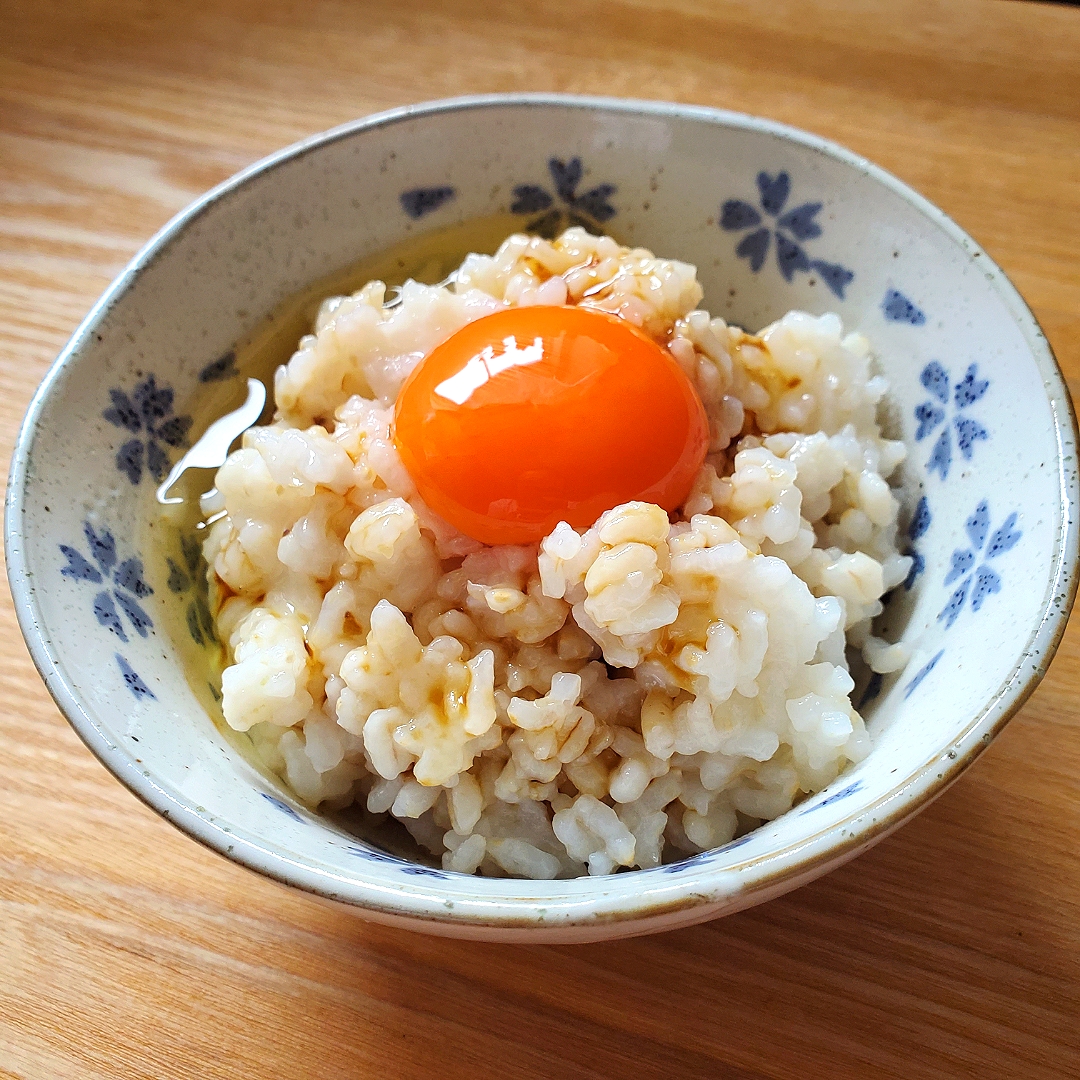 全粥の卵かけご飯❤️