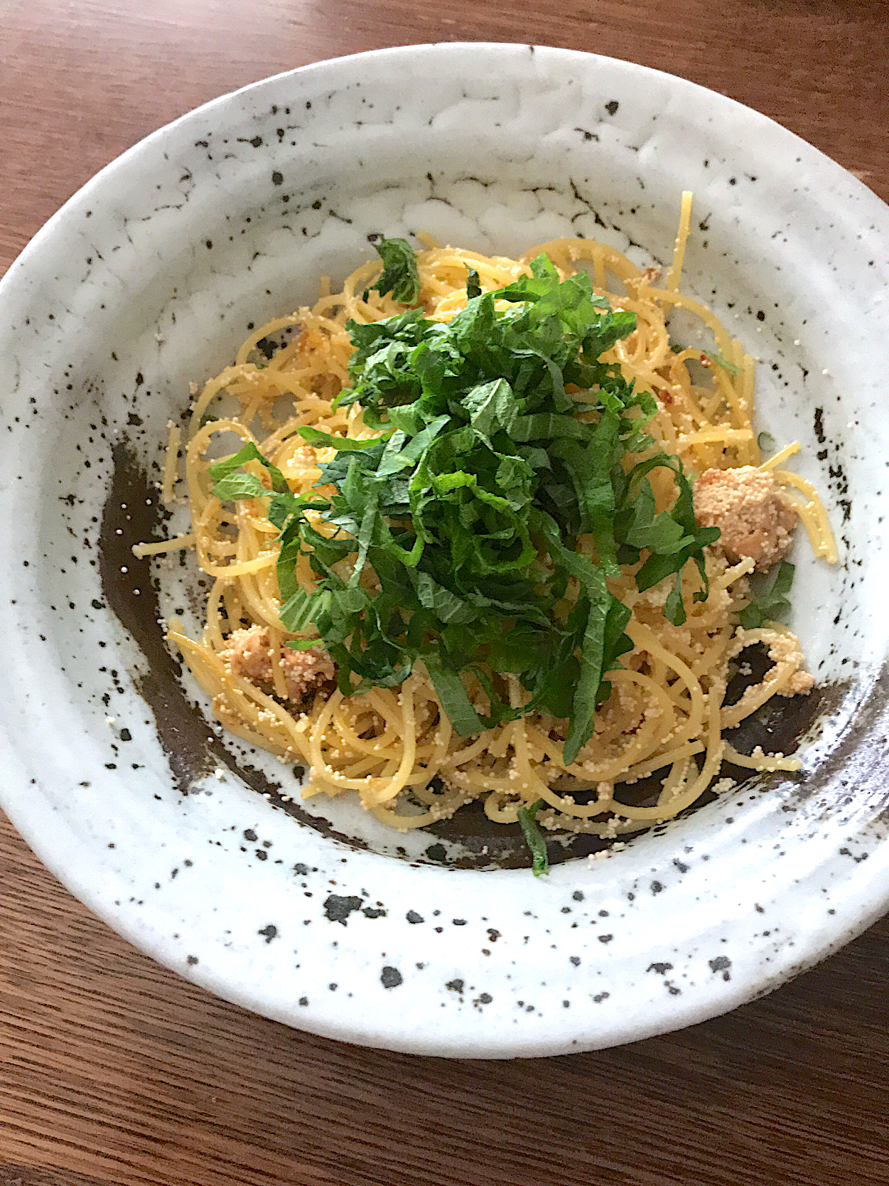 明太パスタ