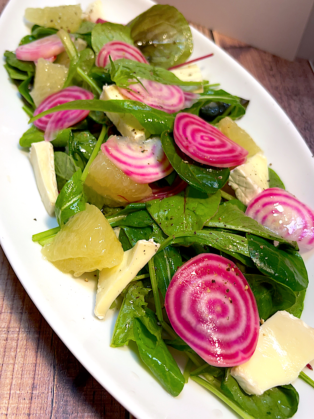 渦巻きビーツとブリーチーズのサラダ🥗