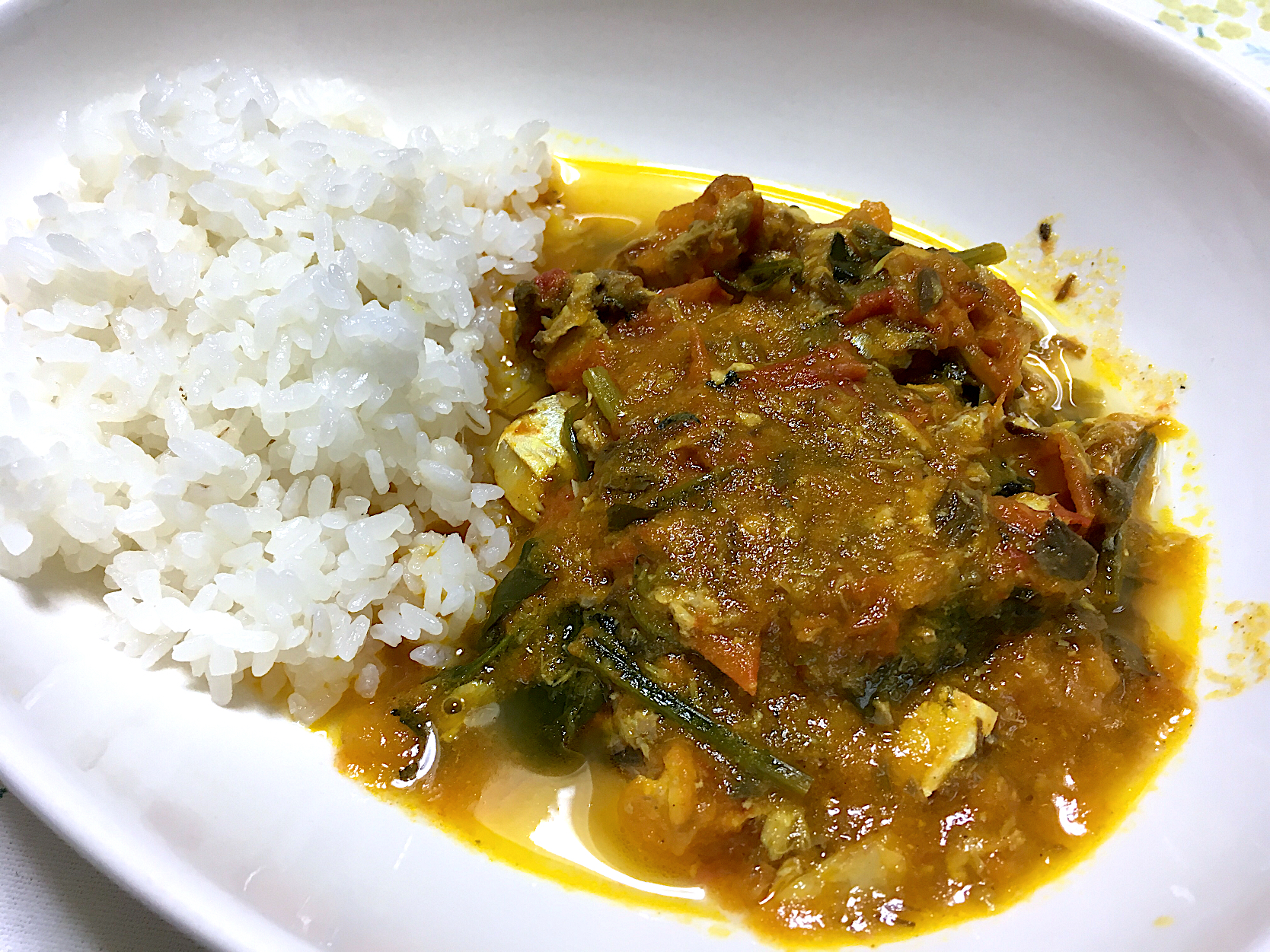 しょうがどっさり鯖缶トマトカレー