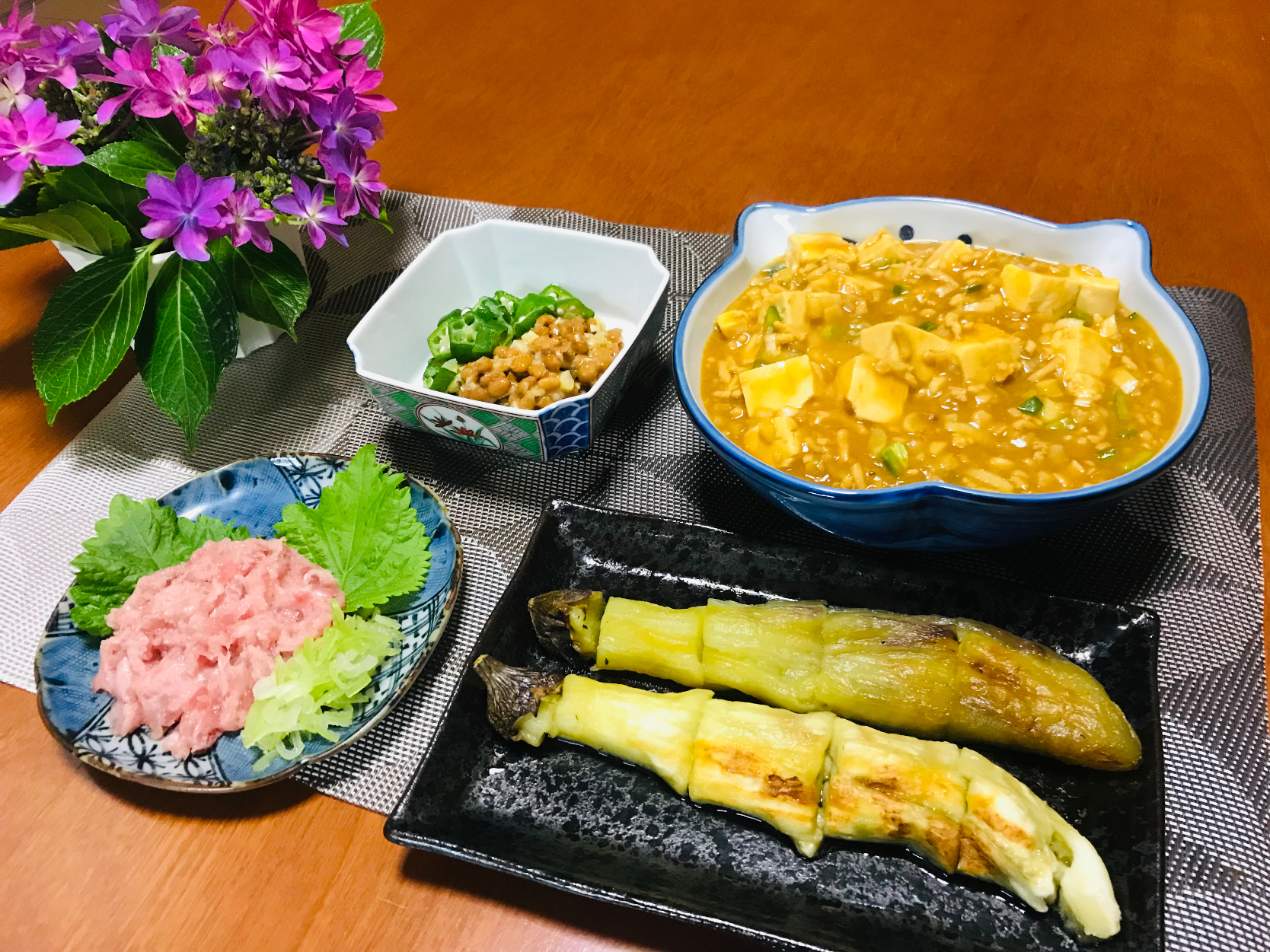 「カレー麻婆豆腐」