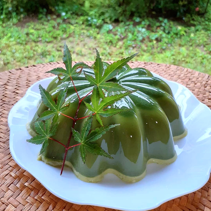 ゆっこさんの料理 抹茶ババロア💚