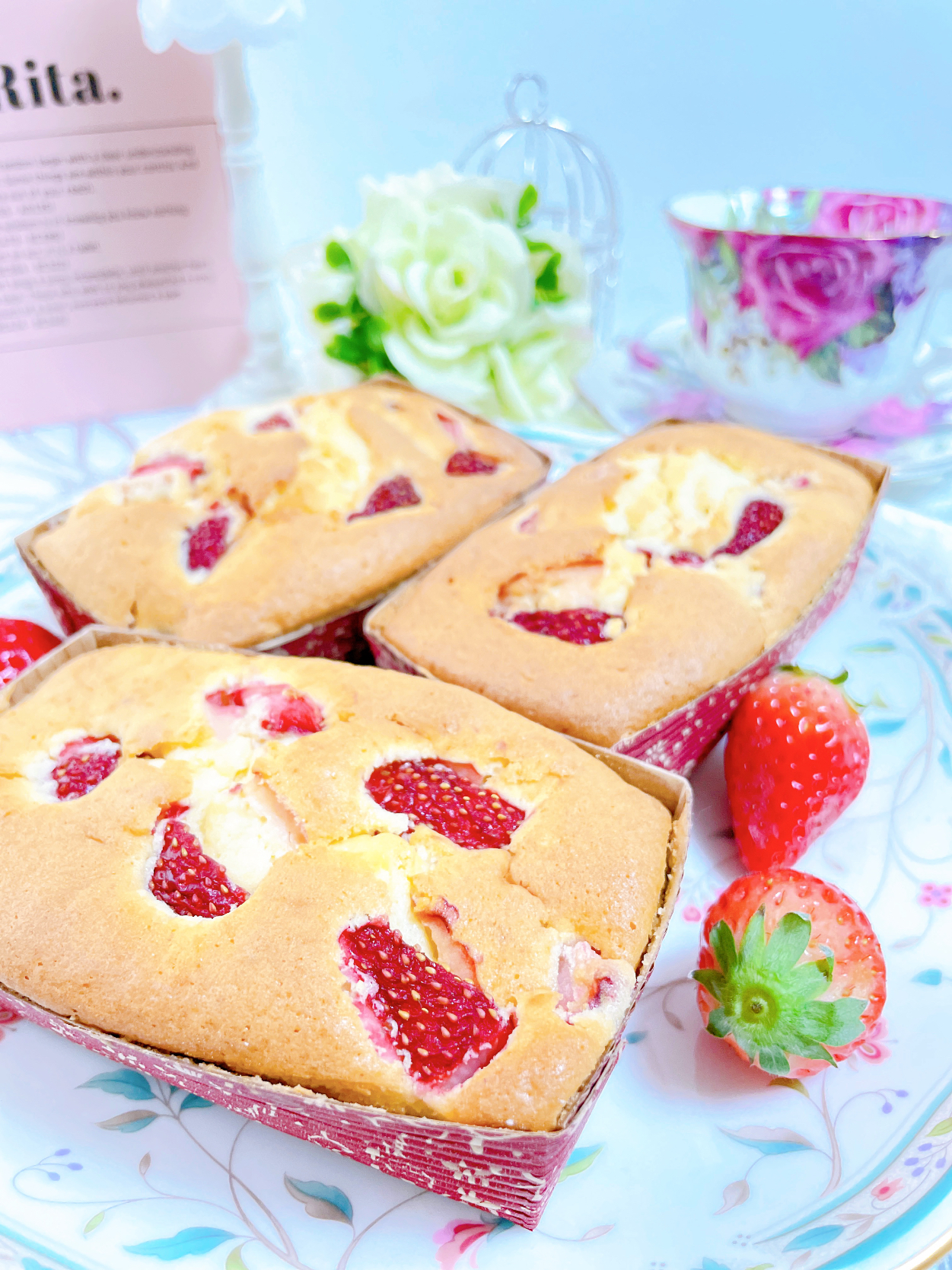 生クリームで作るフレッシュ苺のケーキです🍓