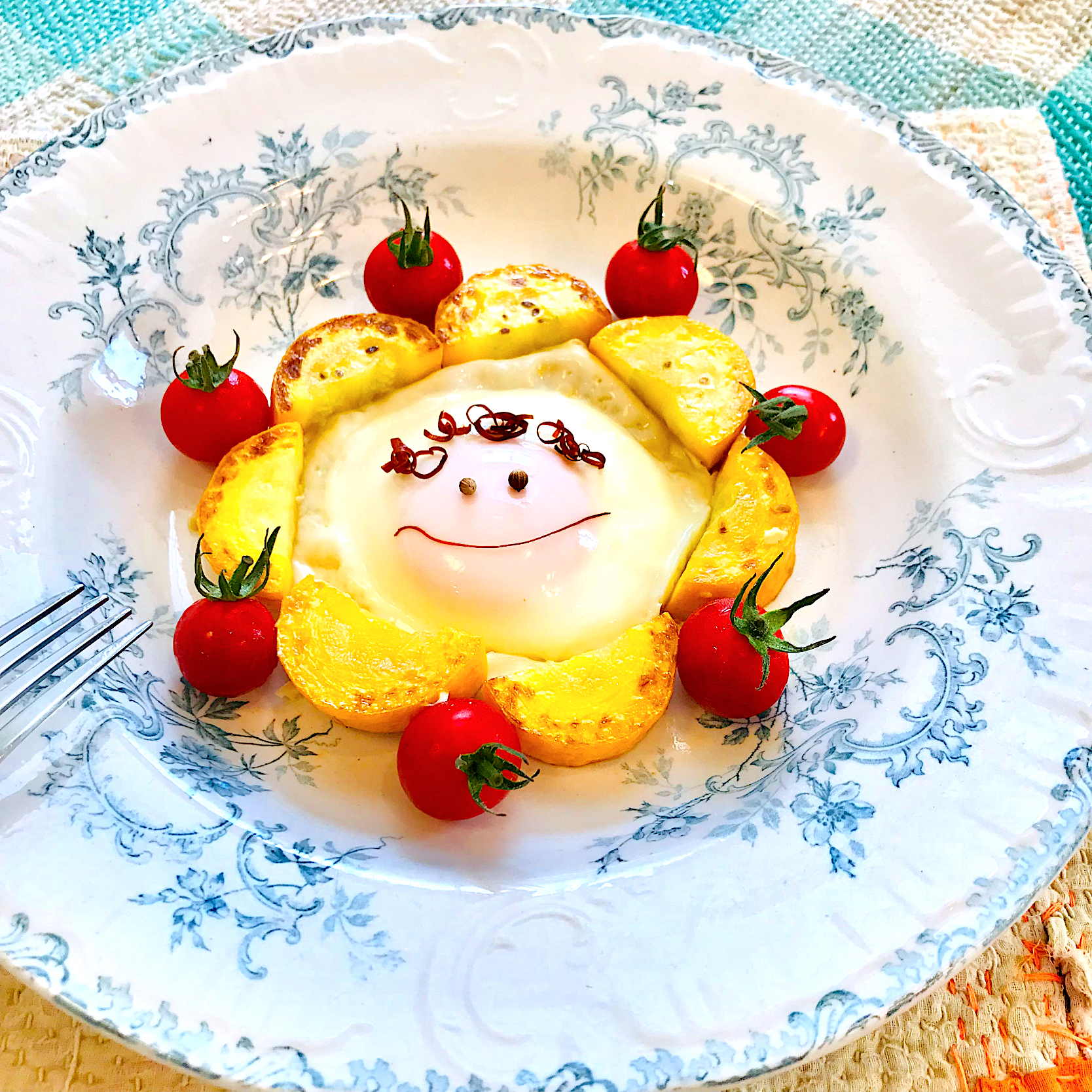 🍳サニーサイドアップ☀️朝の目玉焼き〜☀️