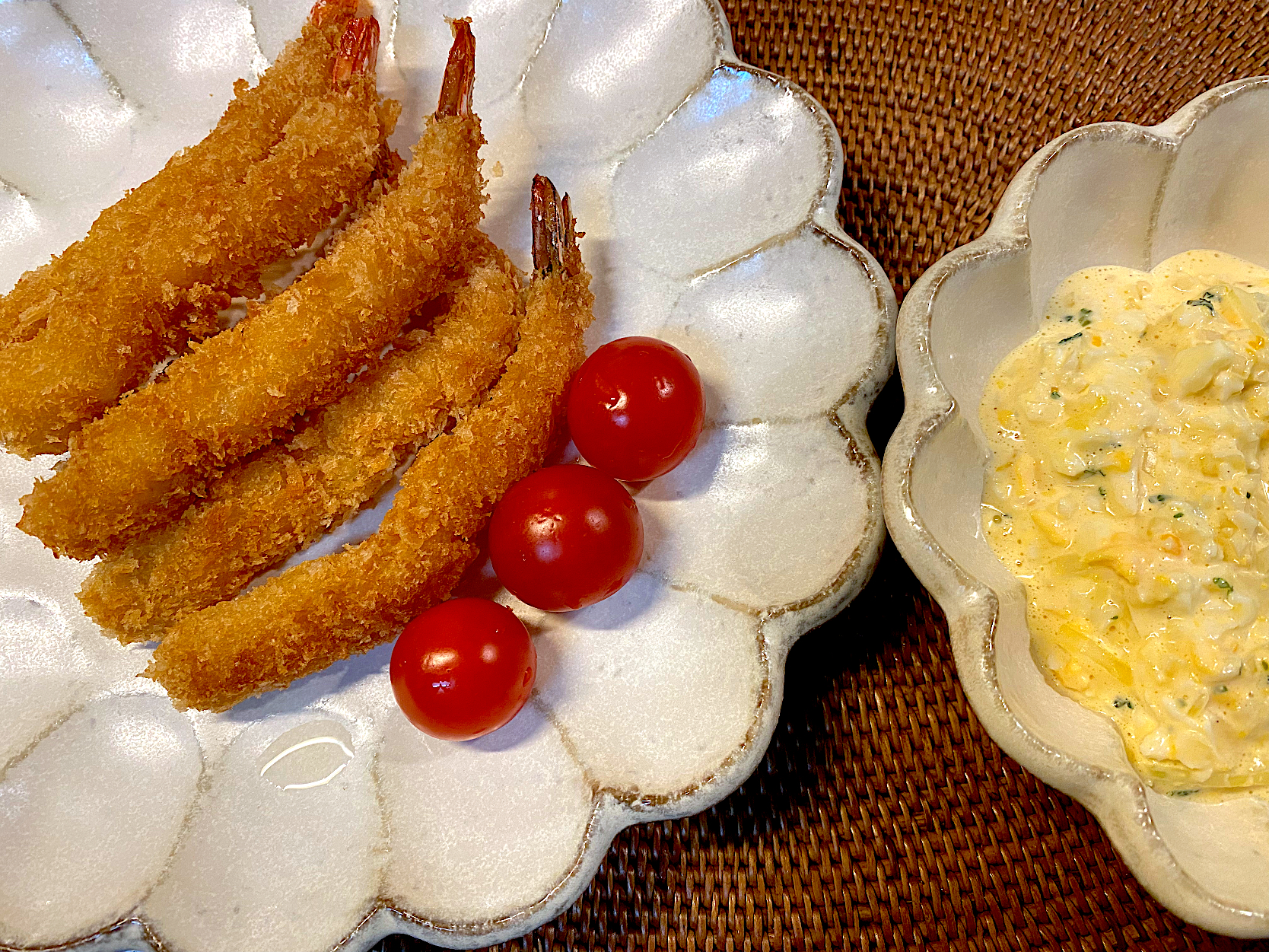 エビフライ🍤とタルタルソース✨