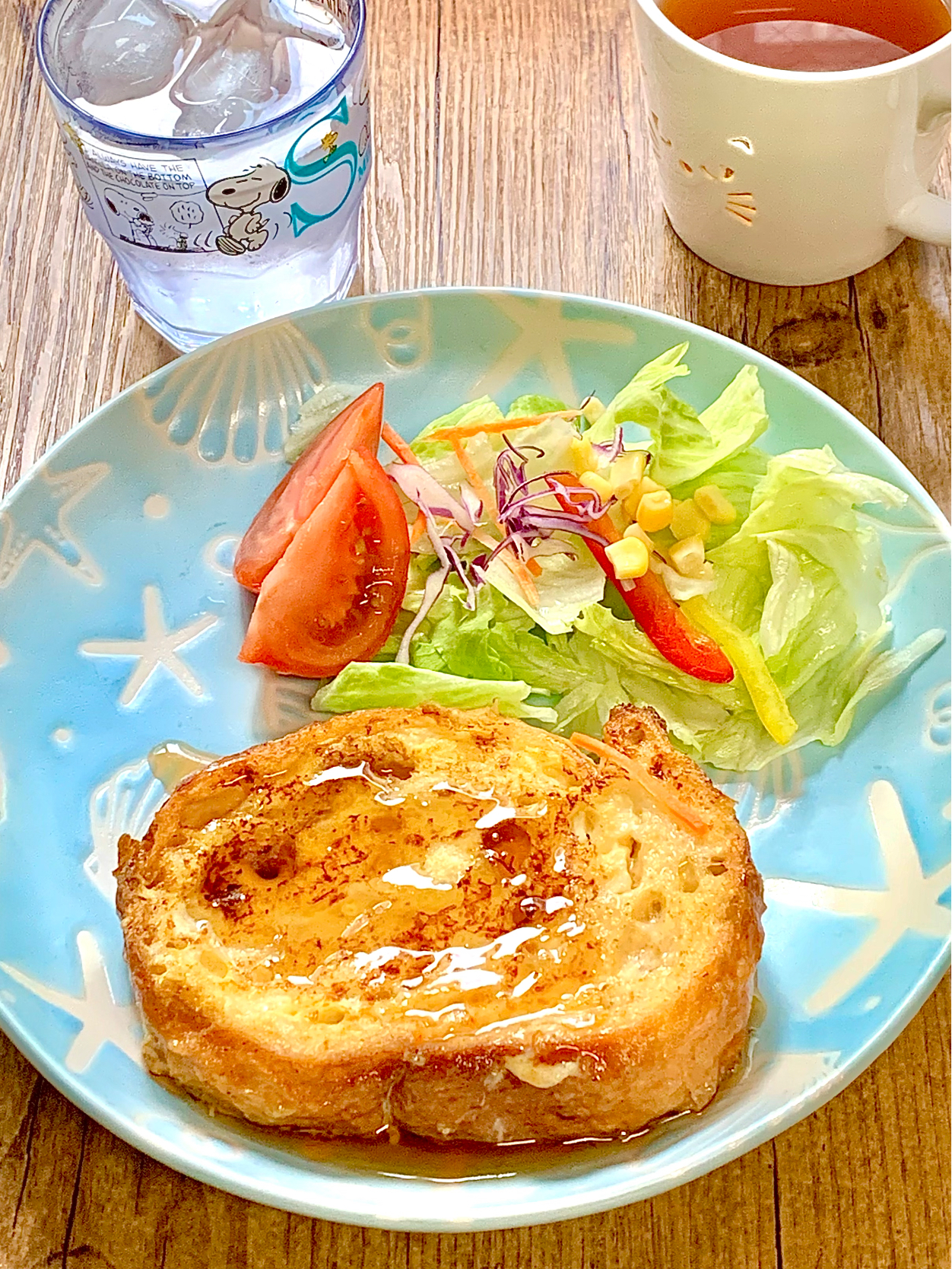 フレンチトーストde breakfast🍯🥖