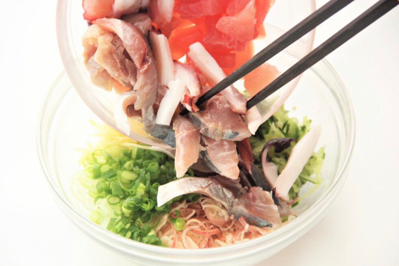 『平鯵とシマアジの料亭のお魚丼茶漬けレシピ』　#料理研究家指宿さゆり