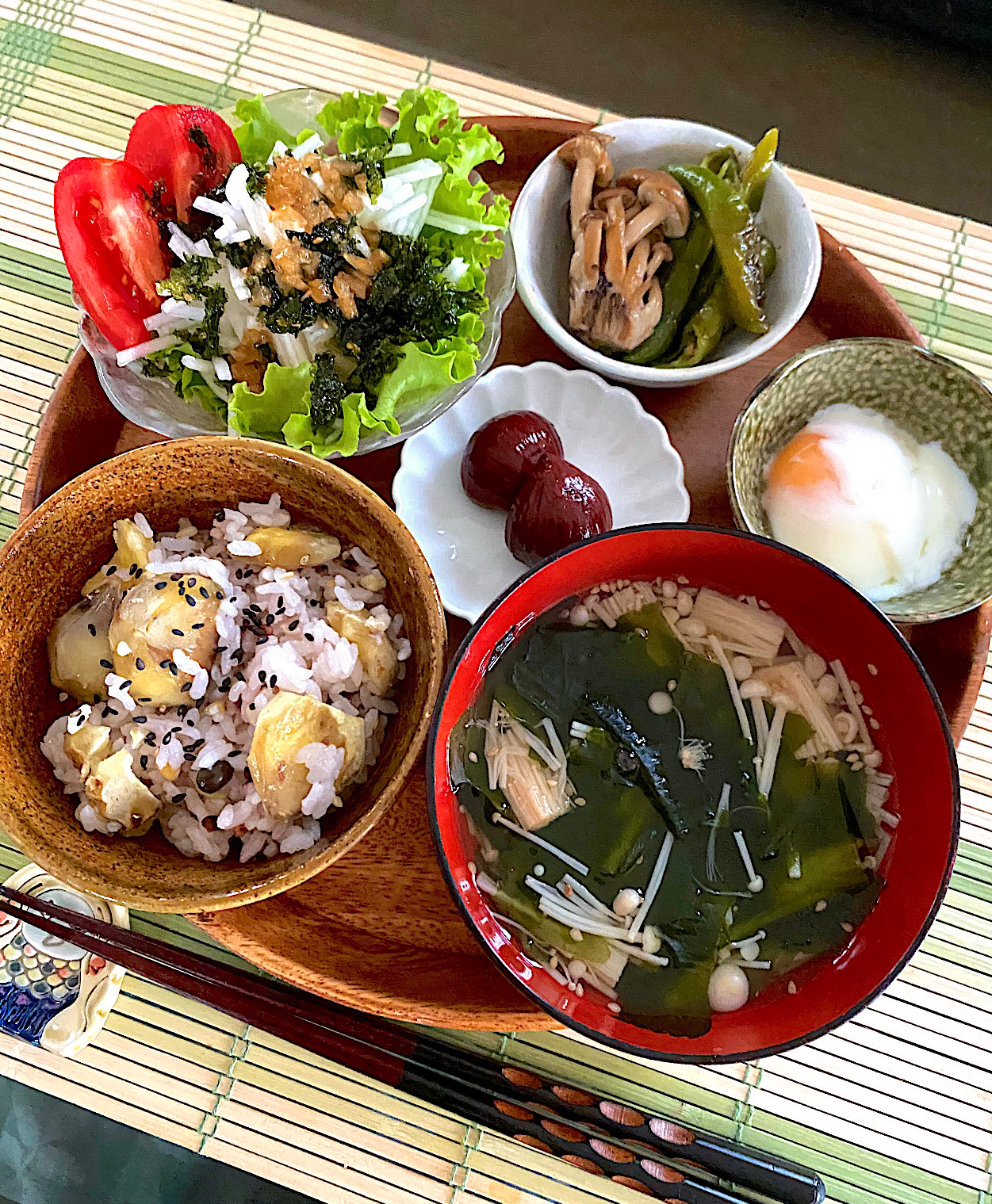 ゆかりさんの料理 栗ご飯🌰