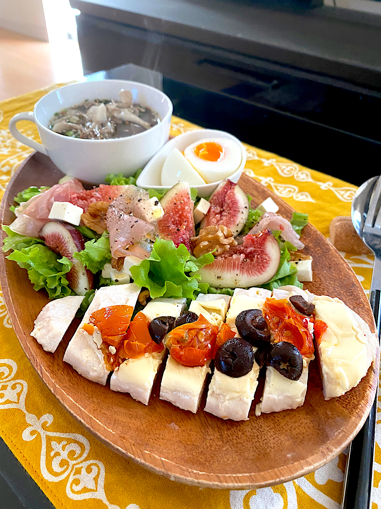 ゆかりさんの料理 サラダチキンプレート👌