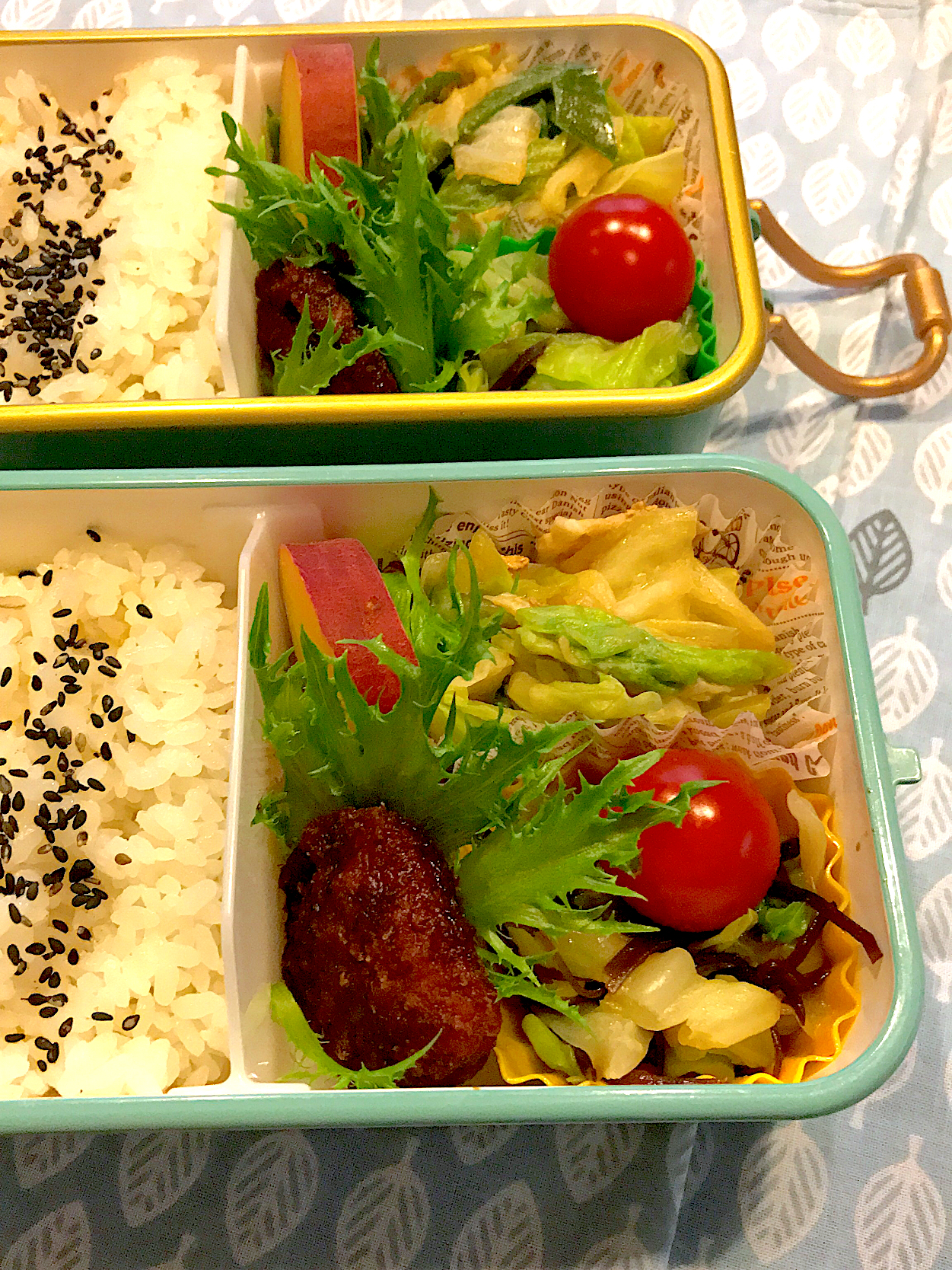 2021.10.20  ＊今日のお弁当＊キャベツの塩昆布あえ＊