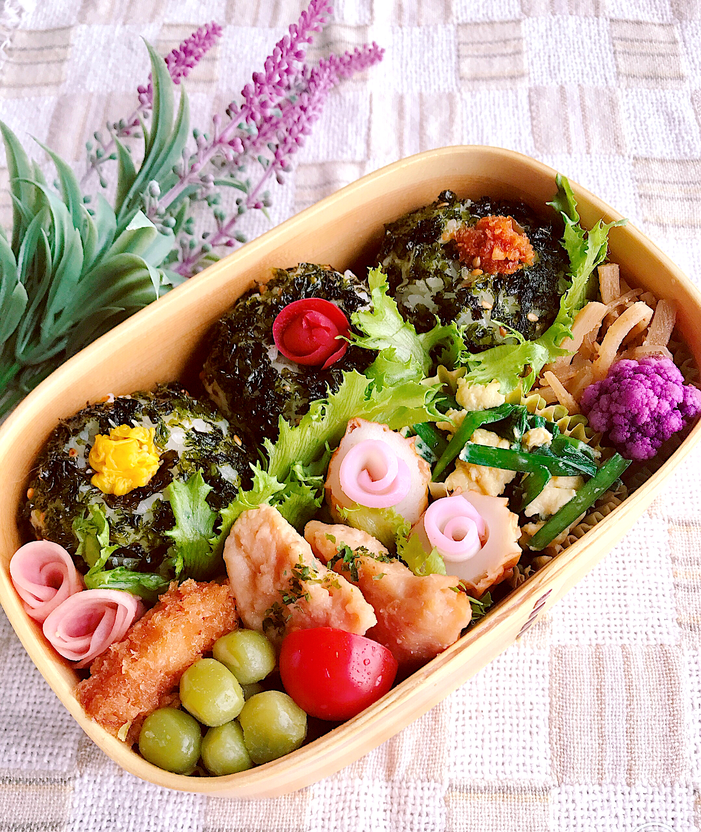 🇰🇷韓国味付け海苔のおにぎり弁当🇰🇷