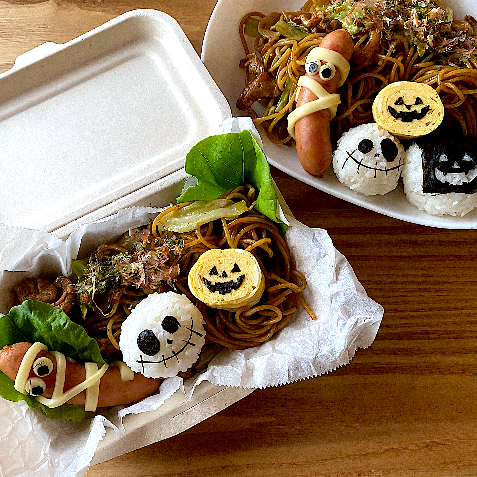 焼きそば弁当 ハロウィン