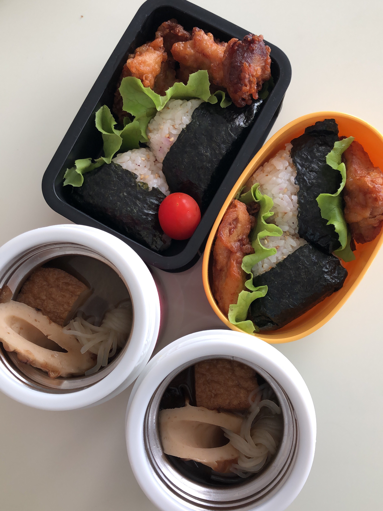 おでん&おにぎり弁当♪