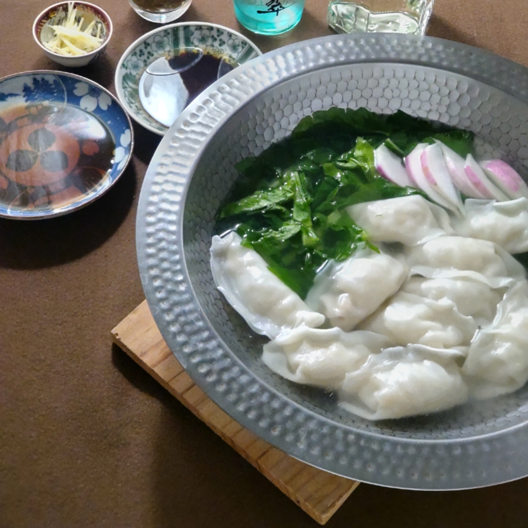 水餃子と冬野菜鍋