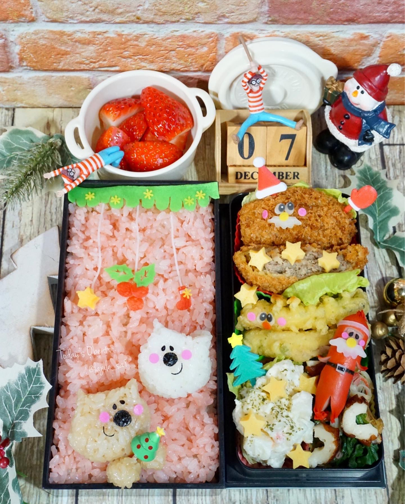 𝙼𝚎𝚛𝚛𝚢 𝚇𝚖𝚊𝚜‬お弁当🎄