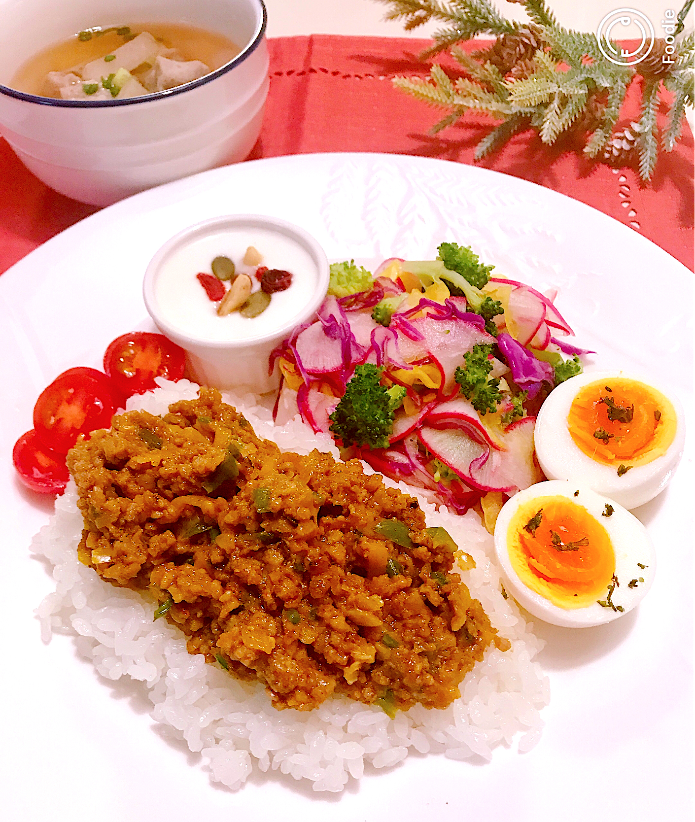 土曜日晩ご飯《定番ドライカレー》