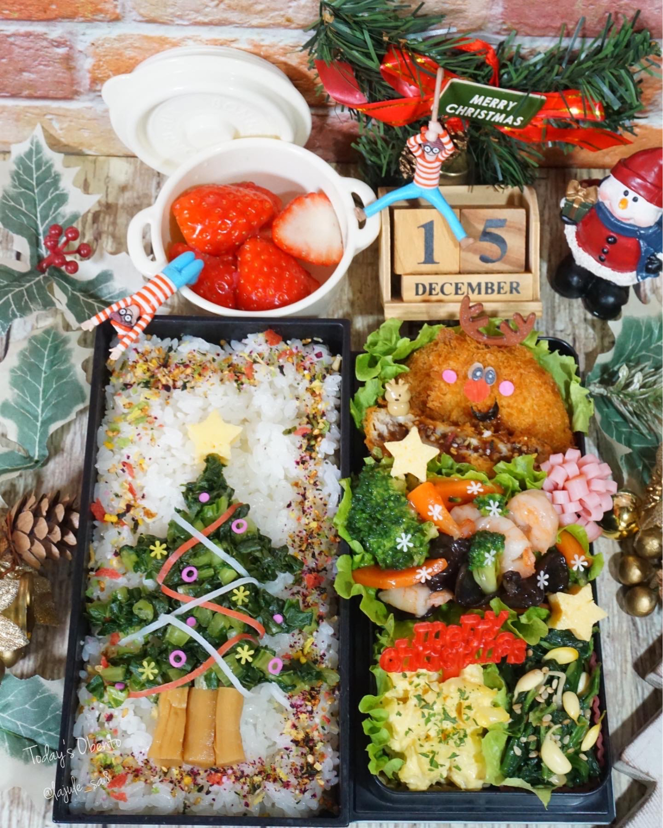 𝚇𝚖𝚊𝚜‬tree🎄お弁当