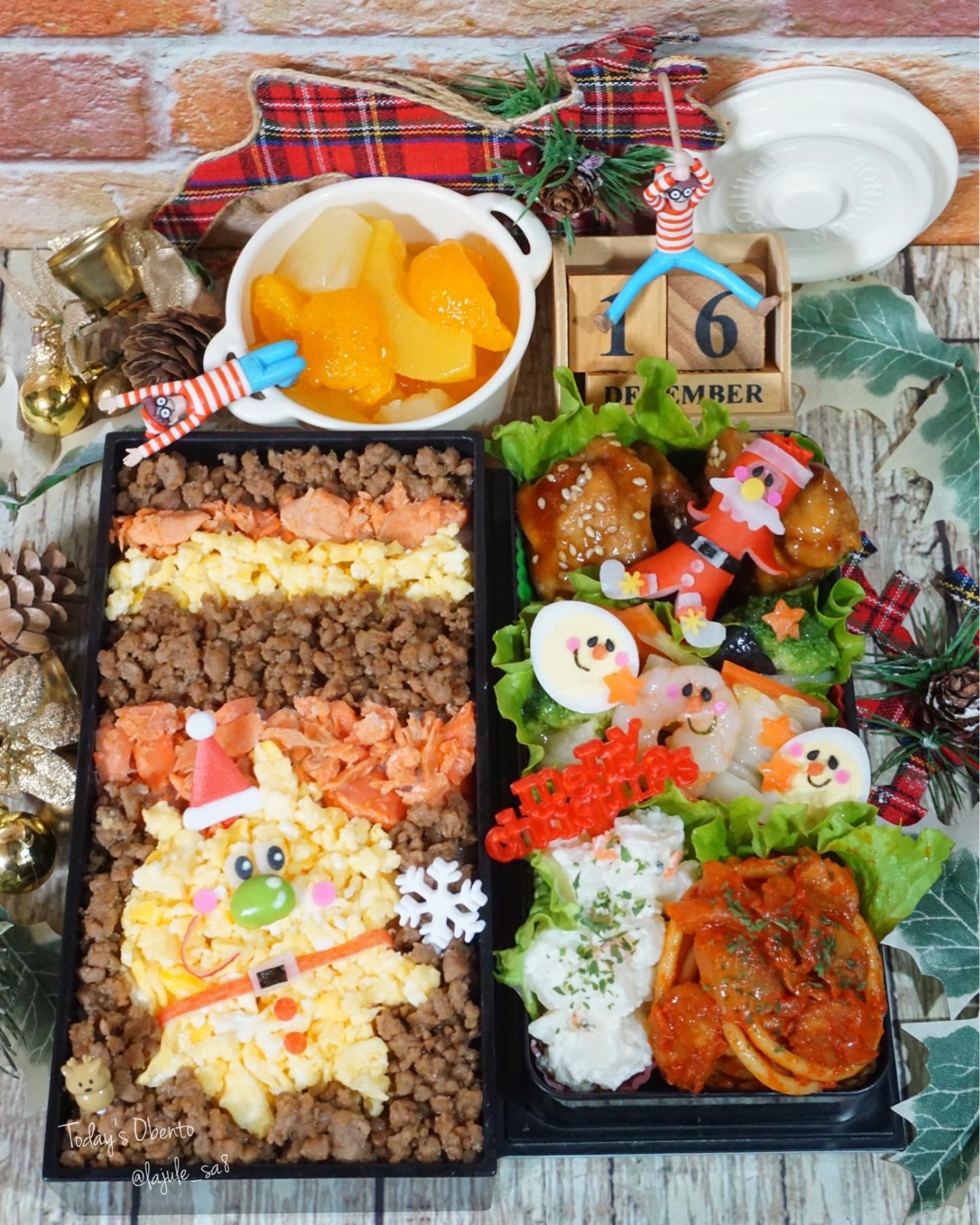 𝚇𝚖𝚊𝚜‬そぼろ弁当🎄