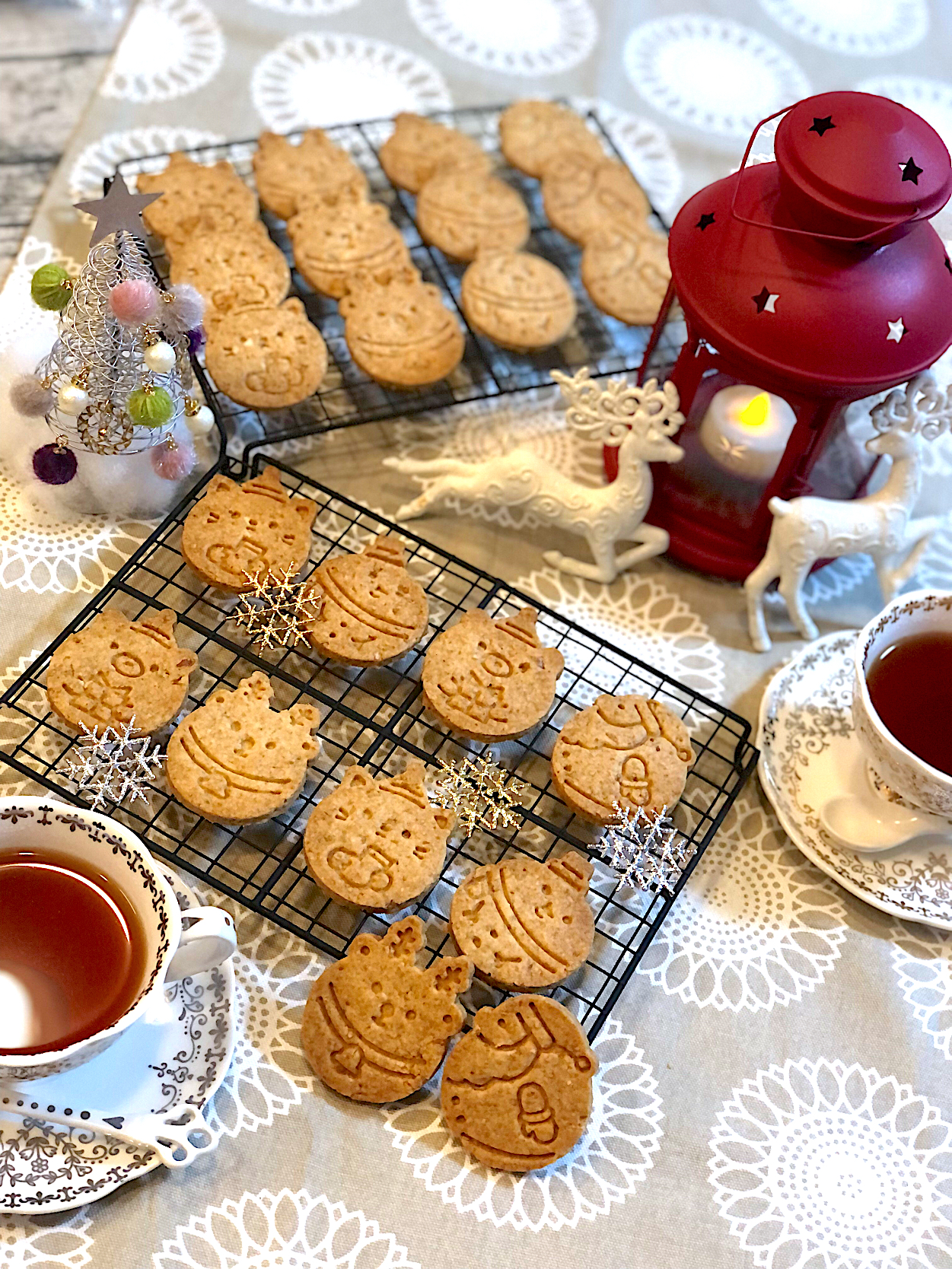 バター不要のクリスマスビスケット