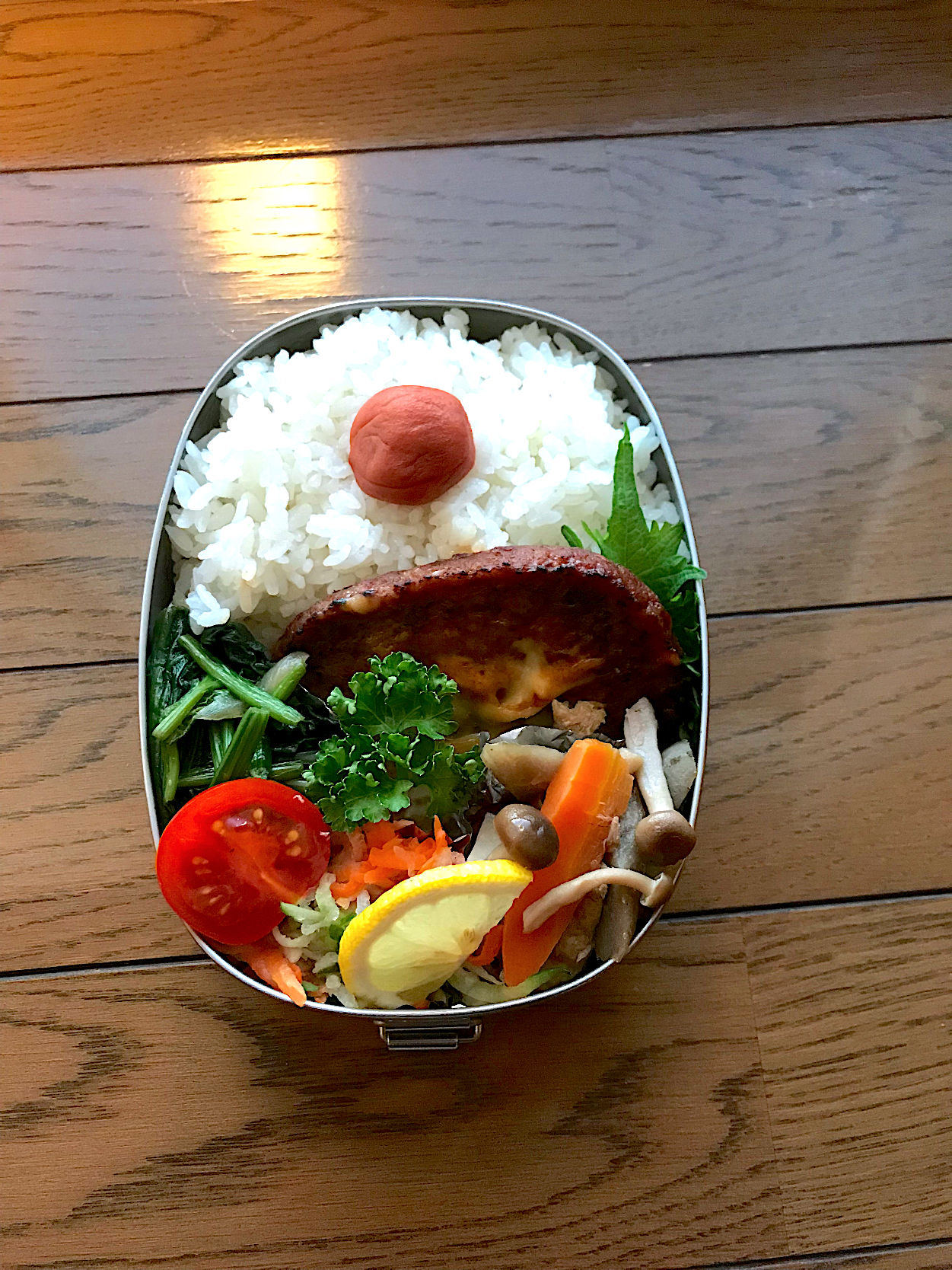 レトルトハンバーグ弁当