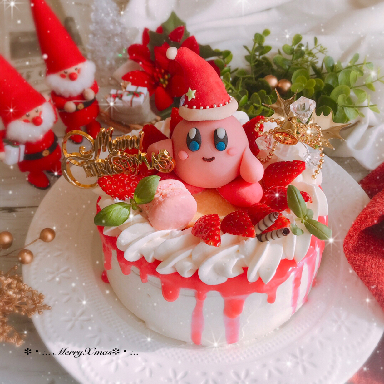 クリスマスケーキ(カービィ) ／ クリスマスグランプリ2021【ヤマサ醤油 