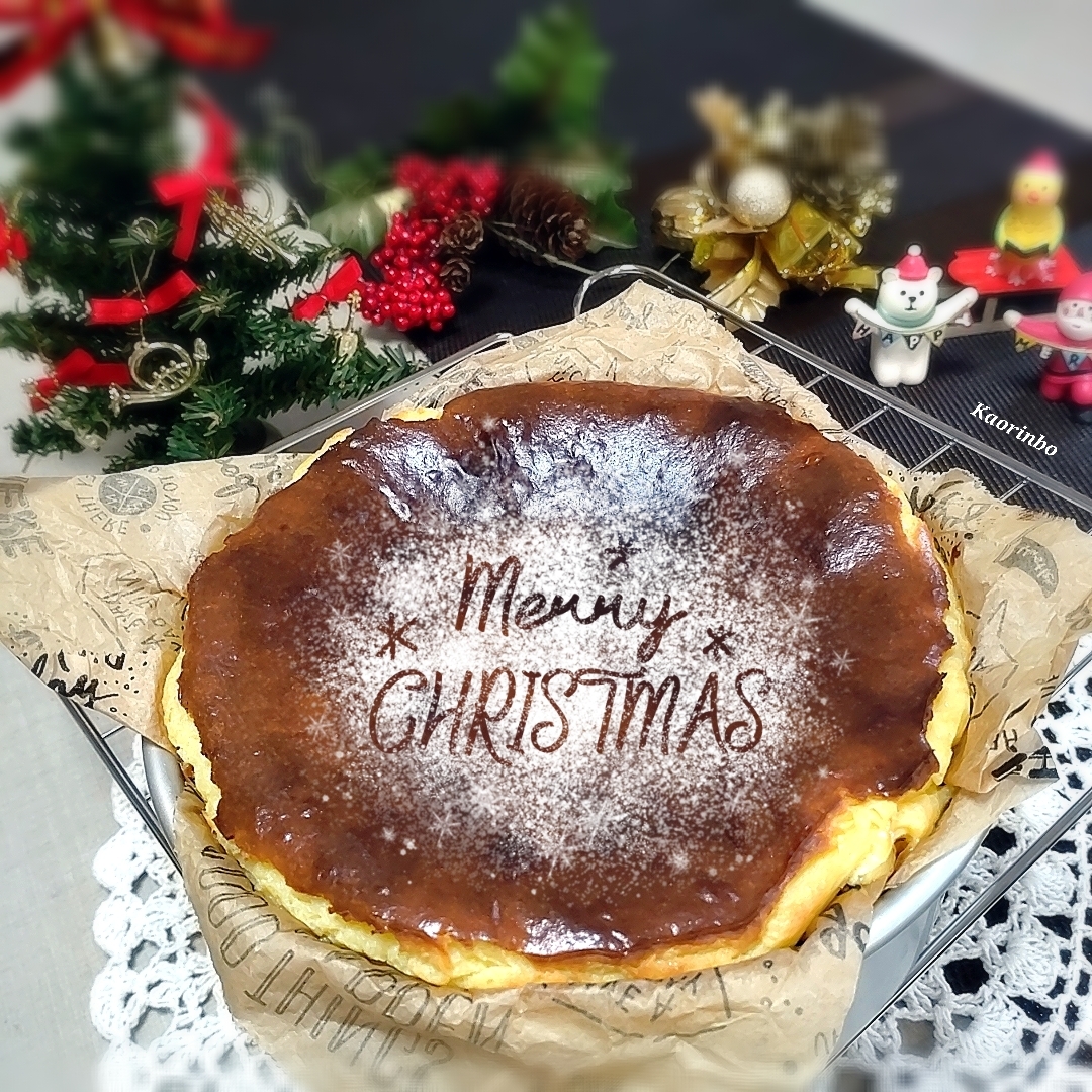 濃厚❣️バスクチーズケーキ🎄 只今 冷まし中