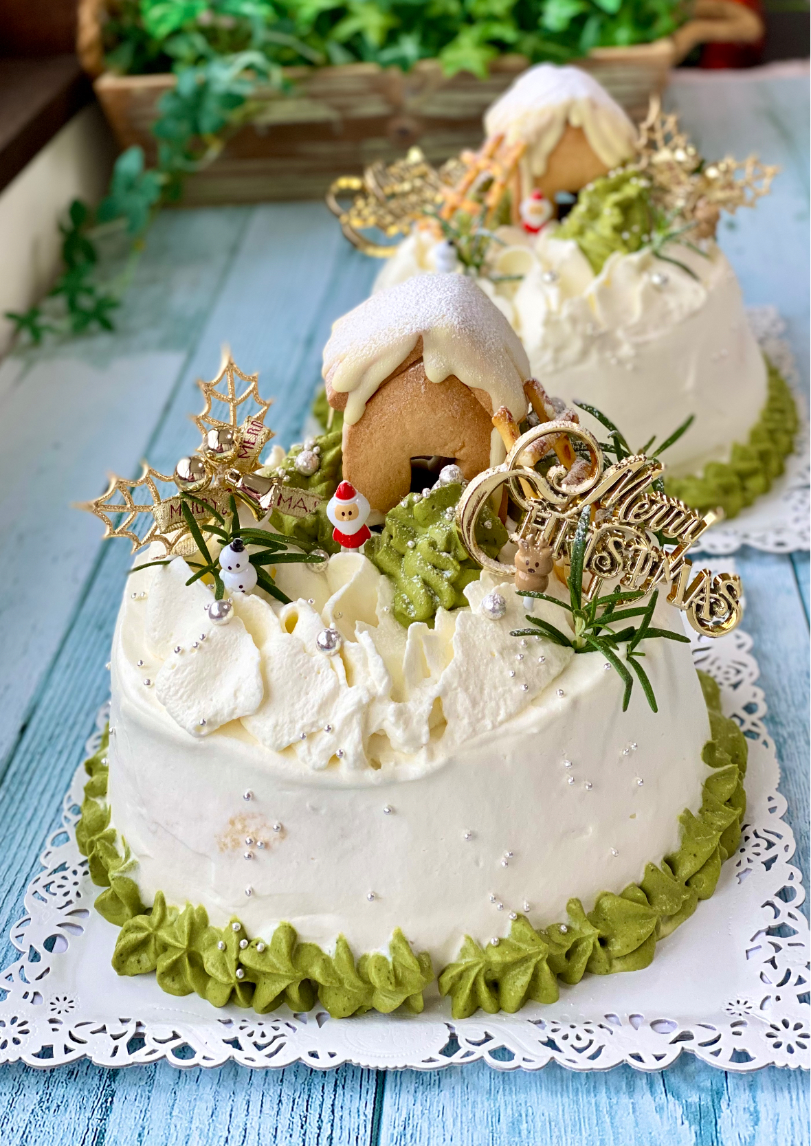 White Christmas Cake