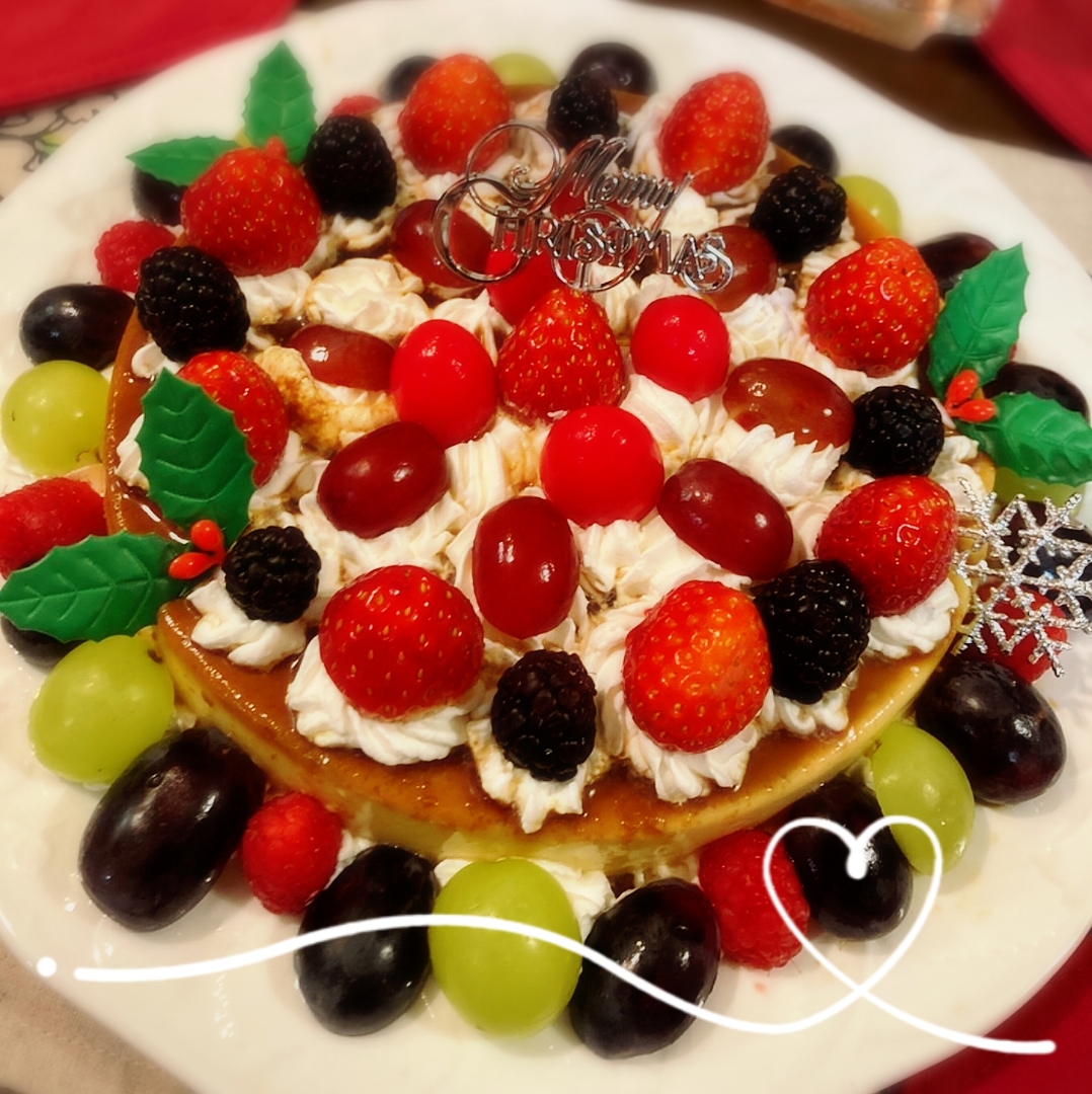 クリスマス⭐プリンケーキ