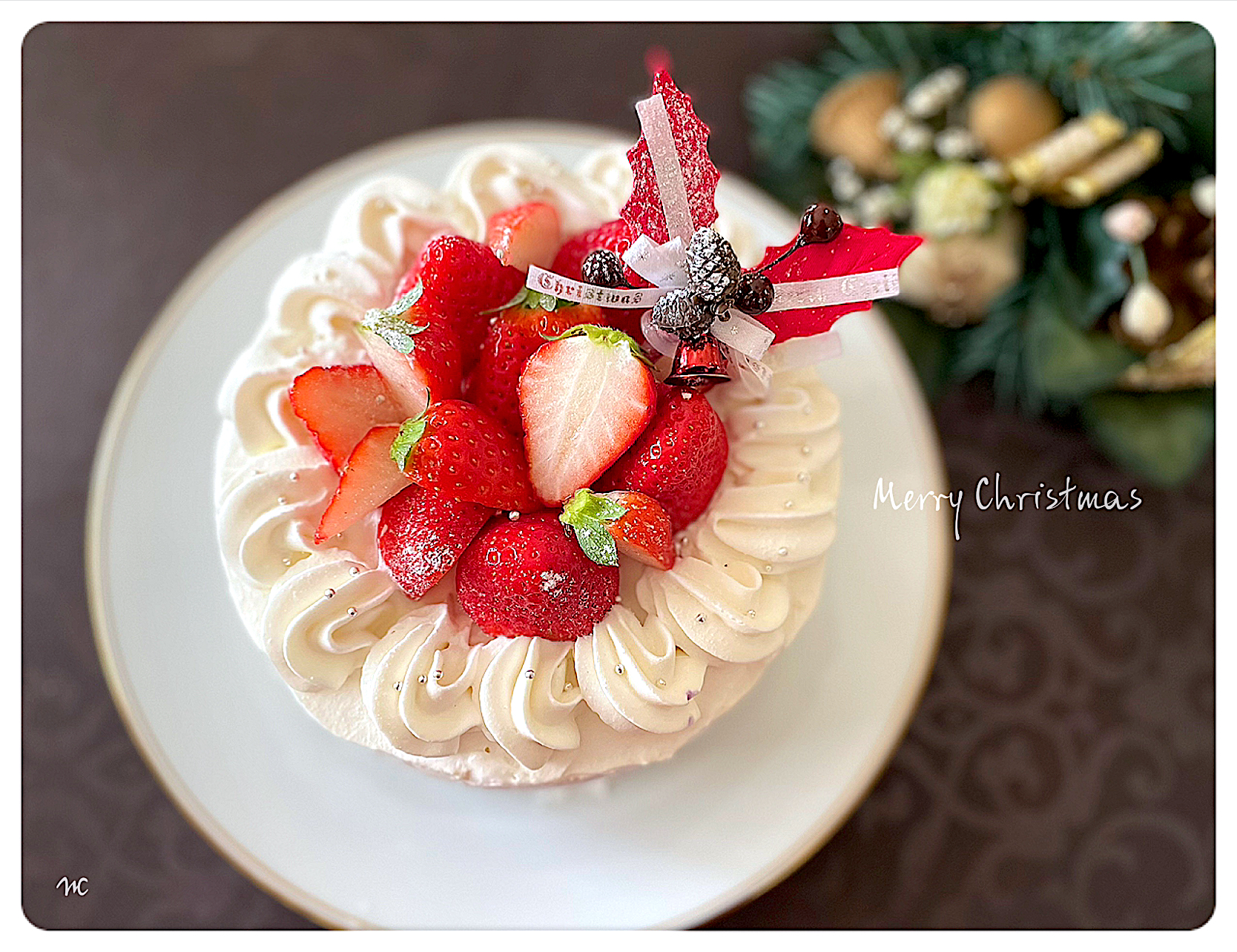 クリスマスケーキ🎂                       