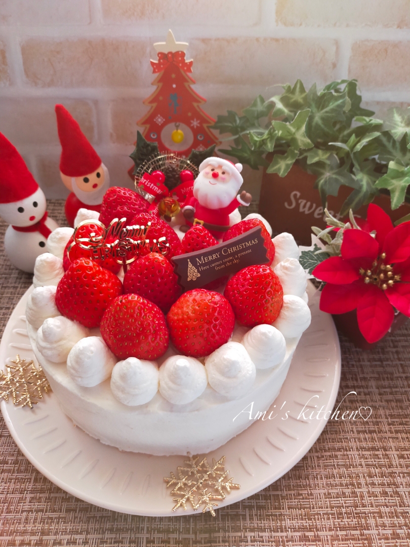 苺🍓のクリスマスケーキ🎅🎄🎂