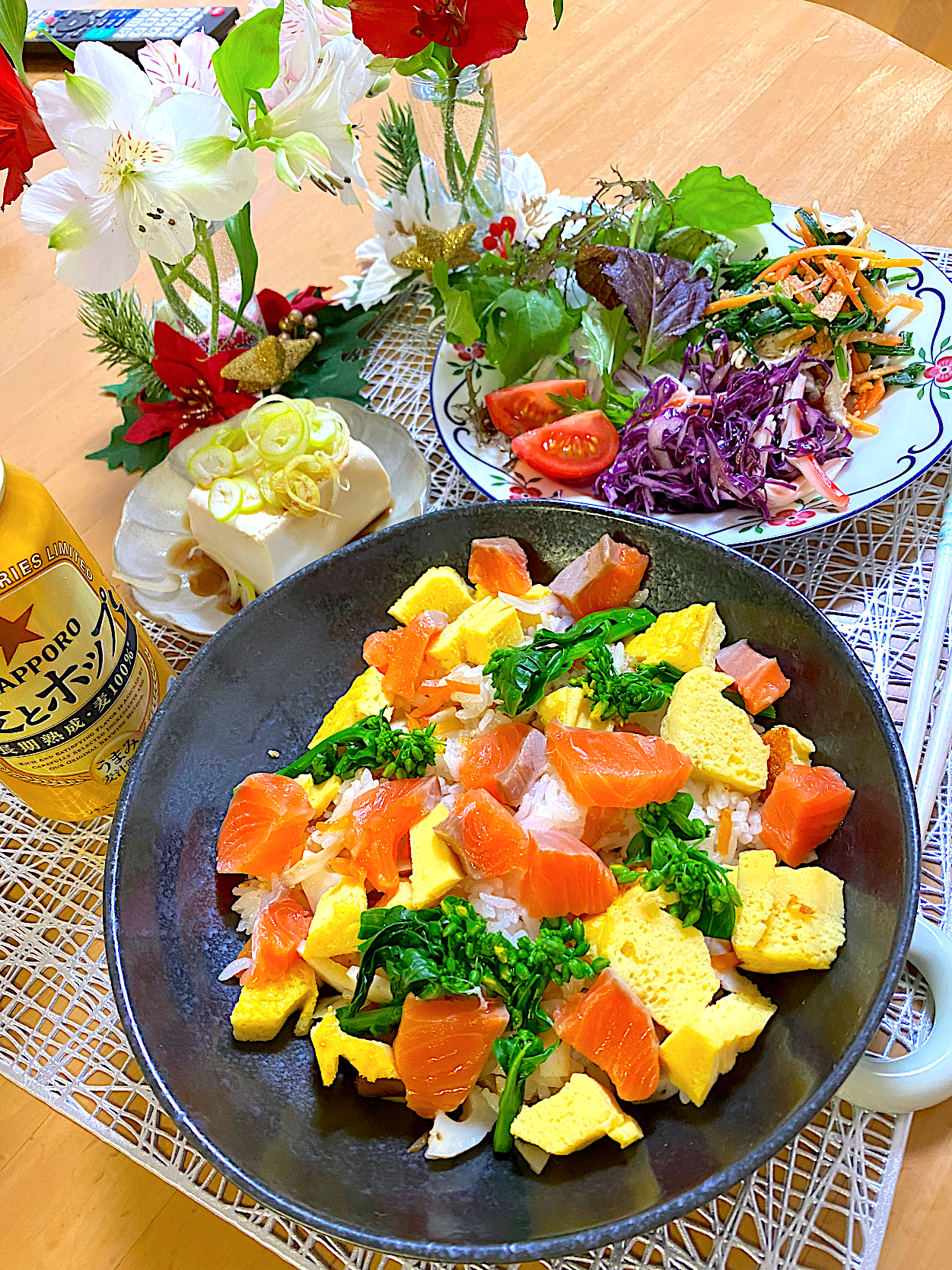 クリスマスイブ✨🎅🎄に関係ない晩ご飯