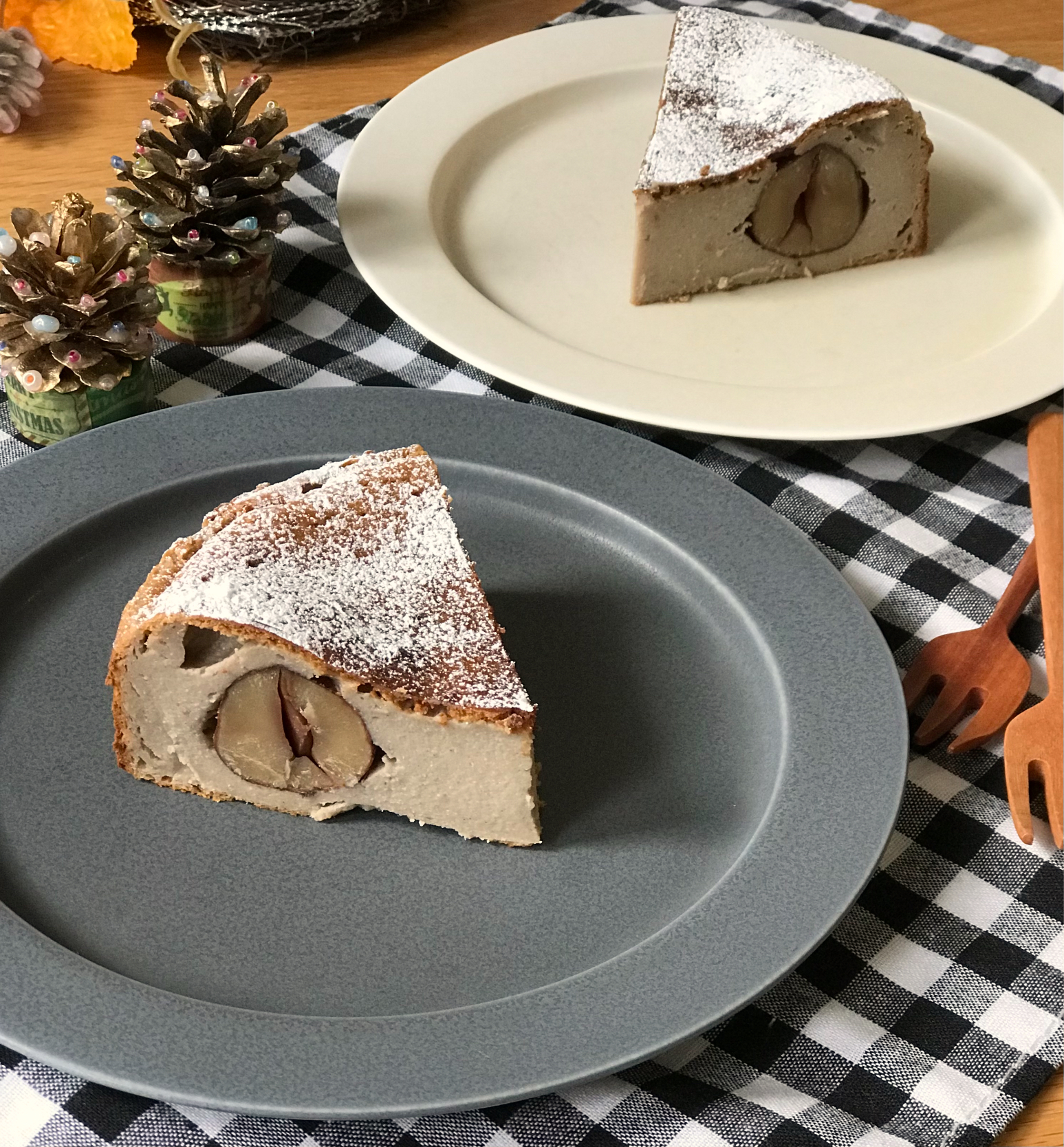 栗のチーズケーキ🌰🧀