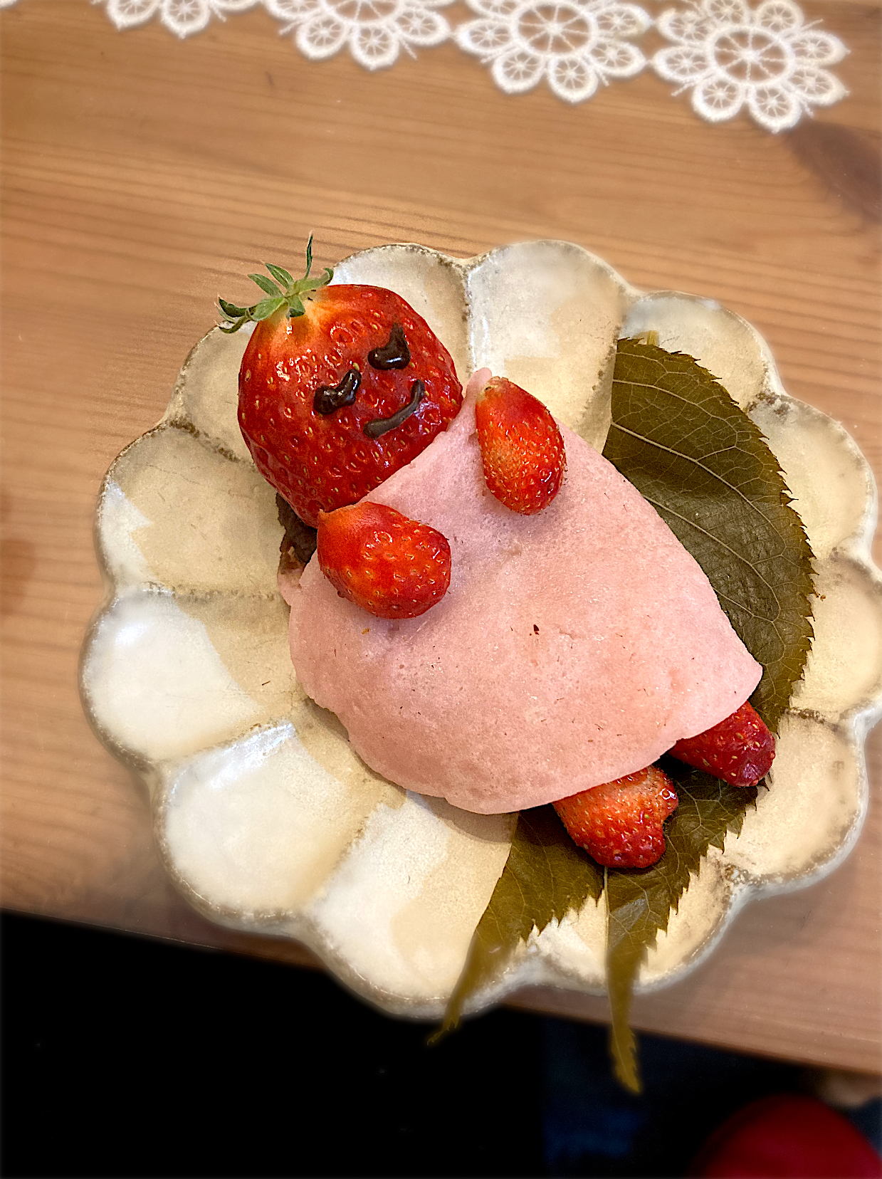 桜餅のベッド🍓