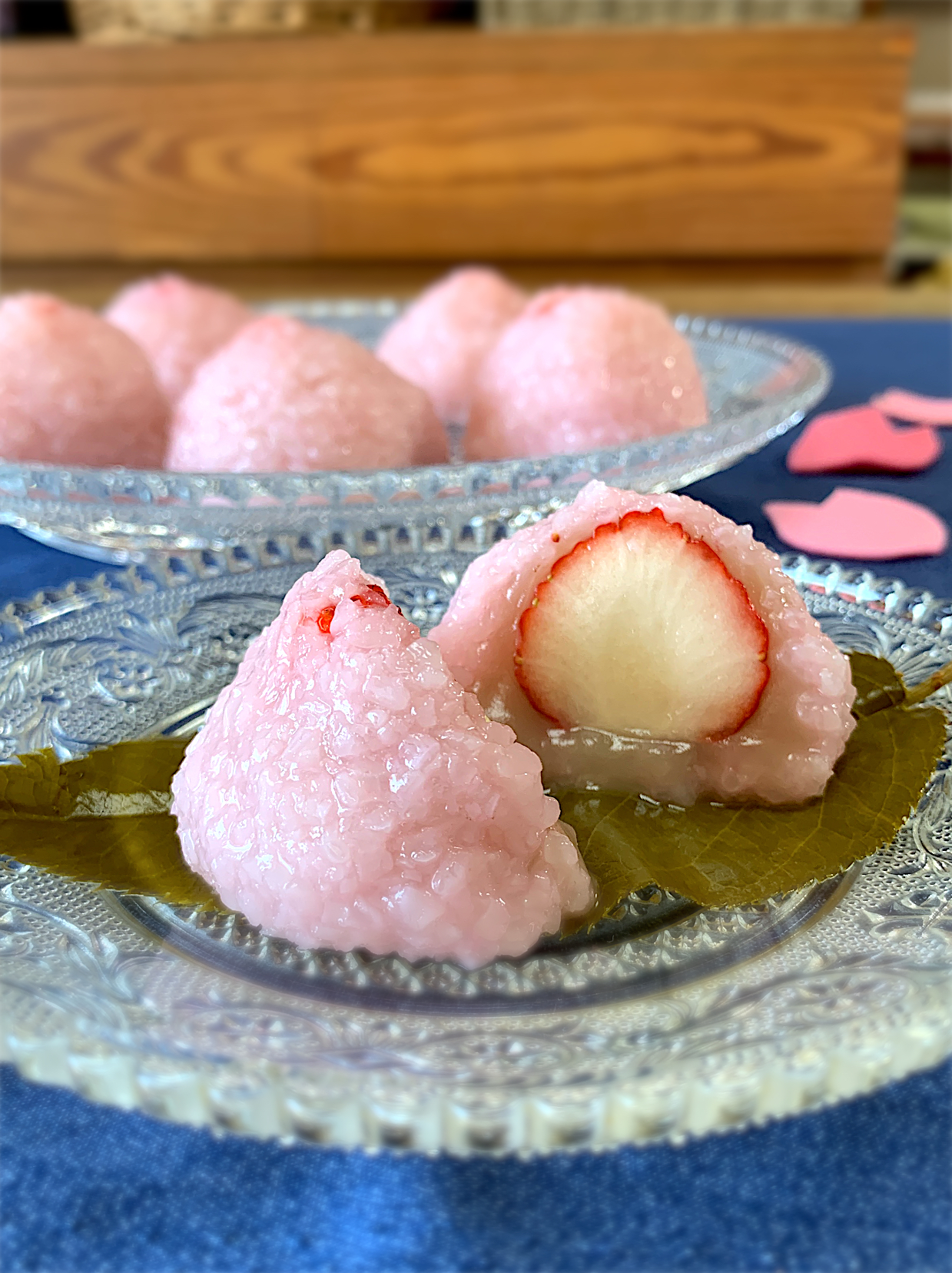 いちご道明寺🍓