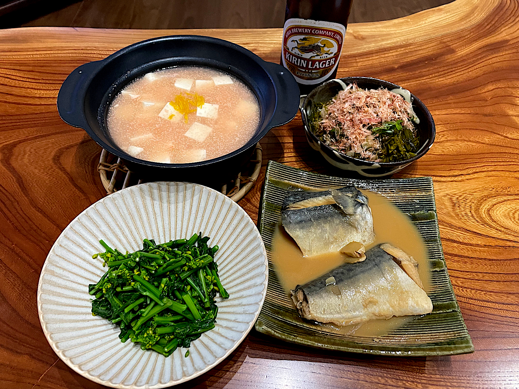 2022.3.27 鯖の味噌煮🍻🍻🍻