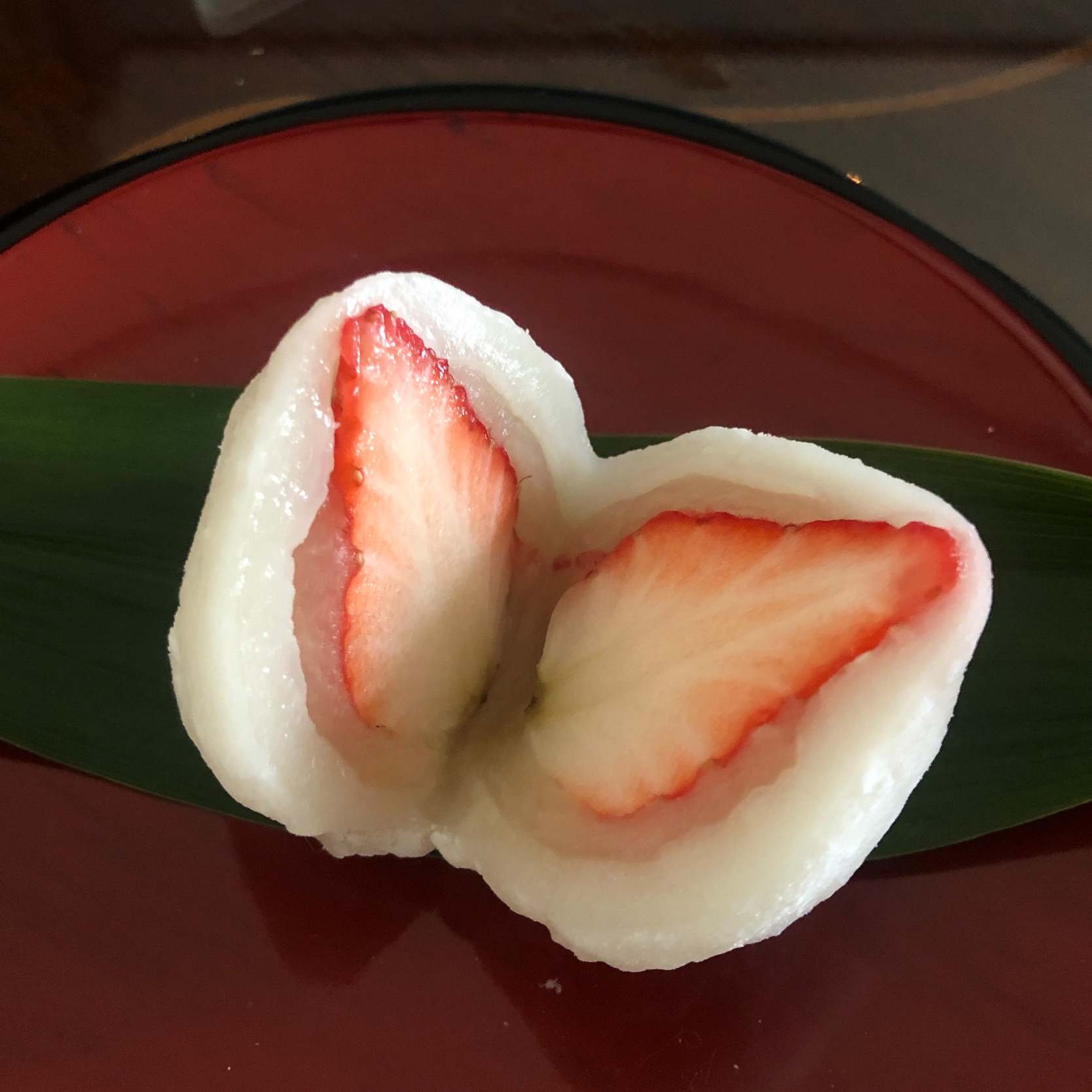 いちご大福🍓白餡