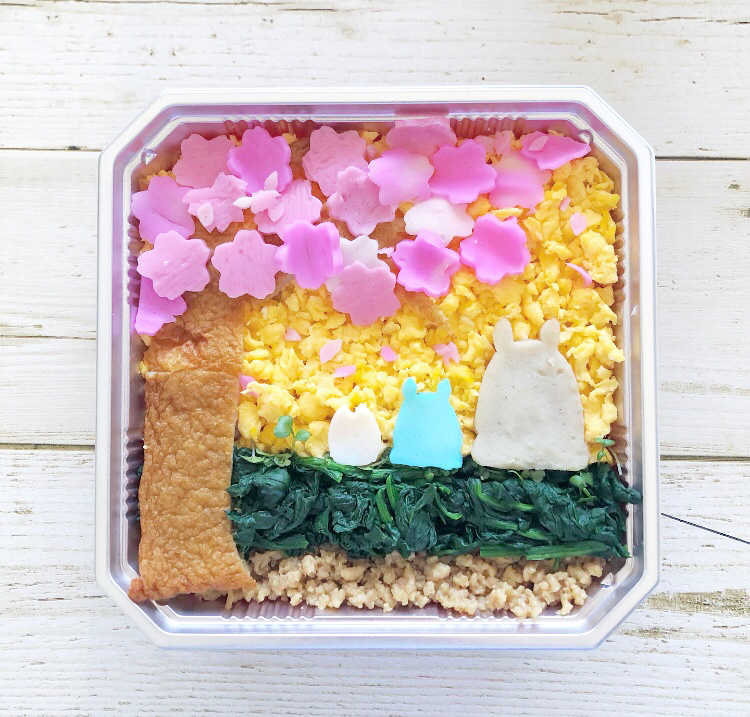 トトロお花見弁当