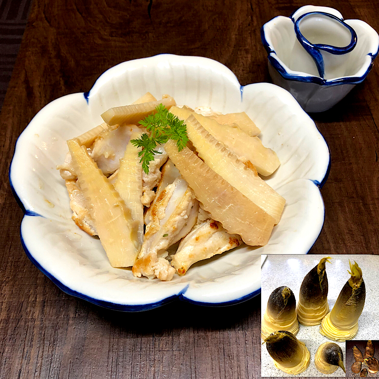 筍とヤゲン鶏軟骨炒め