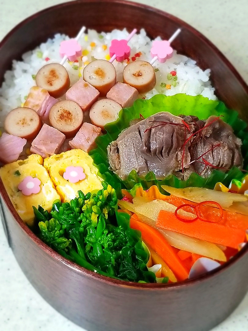 パパとおそろいピンチョス弁当🍱