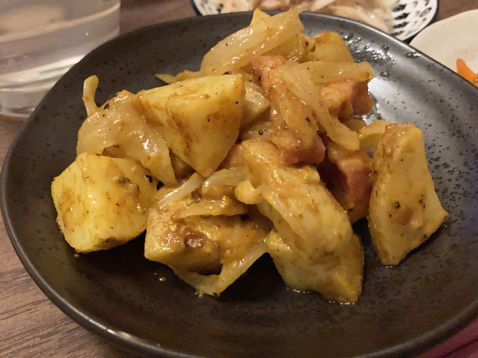 ジャーマンポテト🥔カレーマヨ仕立て😋