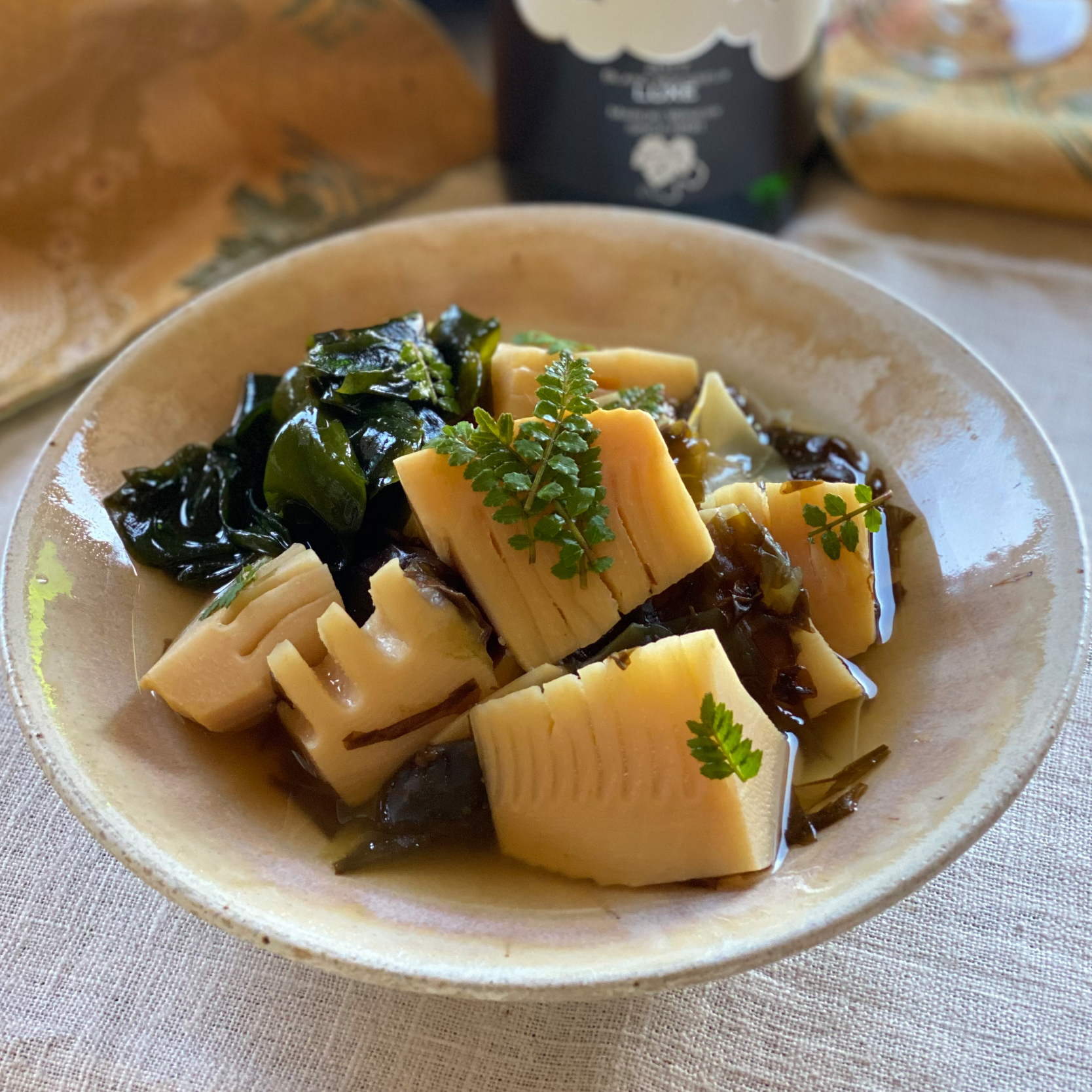 たけのこと生わかめの昆布煮🥢