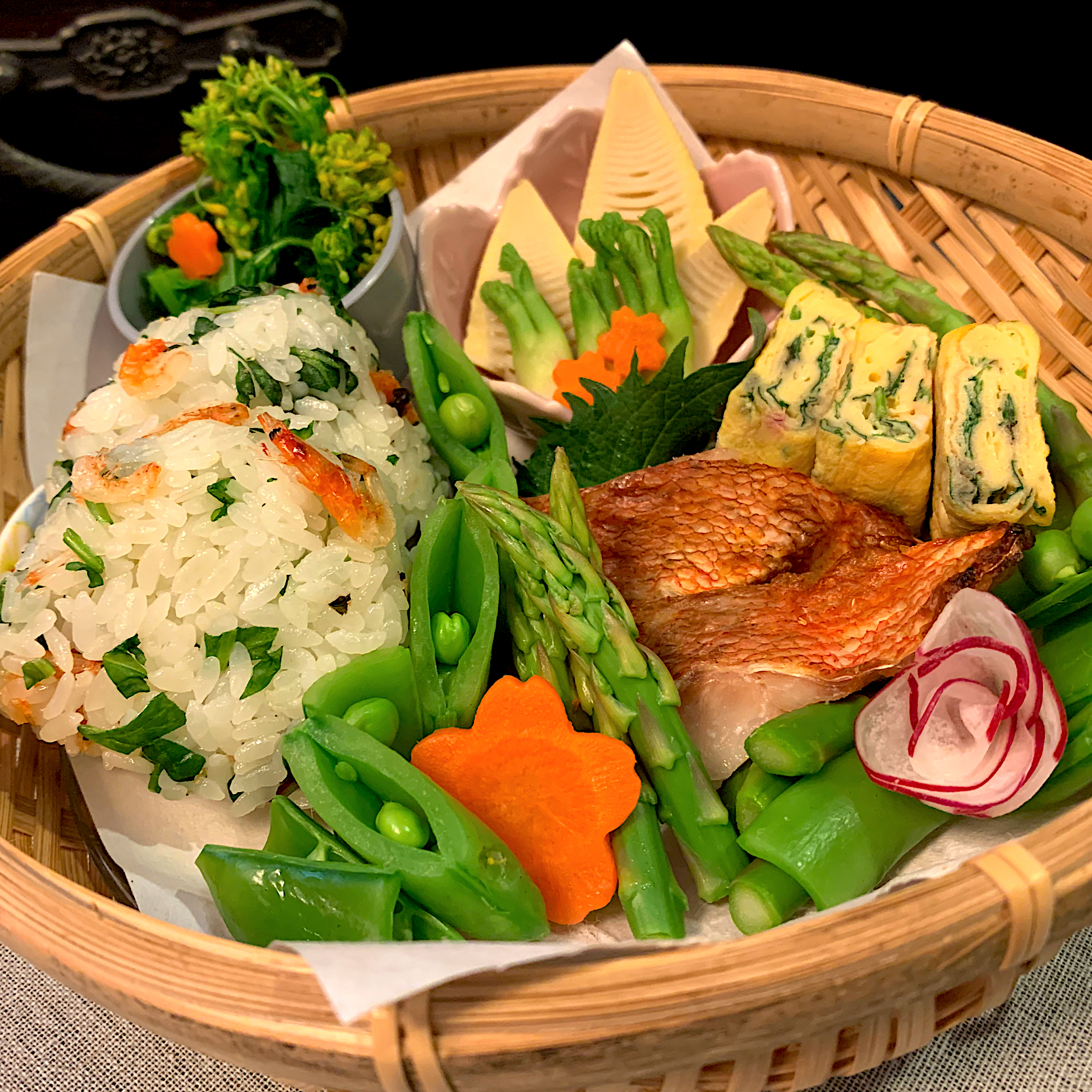 旬野菜のお弁当