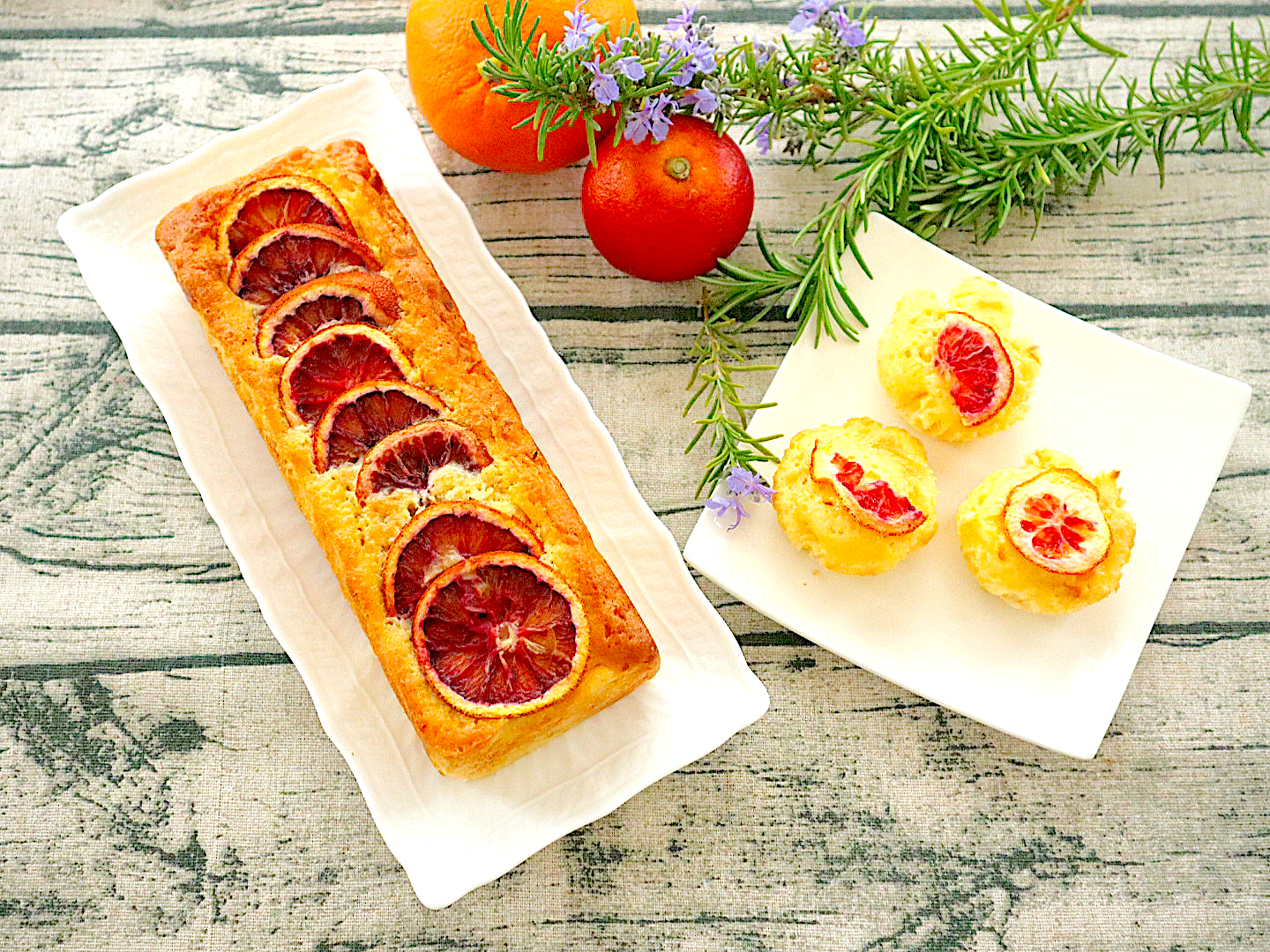 フレッシュオレンジの香りたっぷり♩『ブラッドオレンジパウンドケーキ』