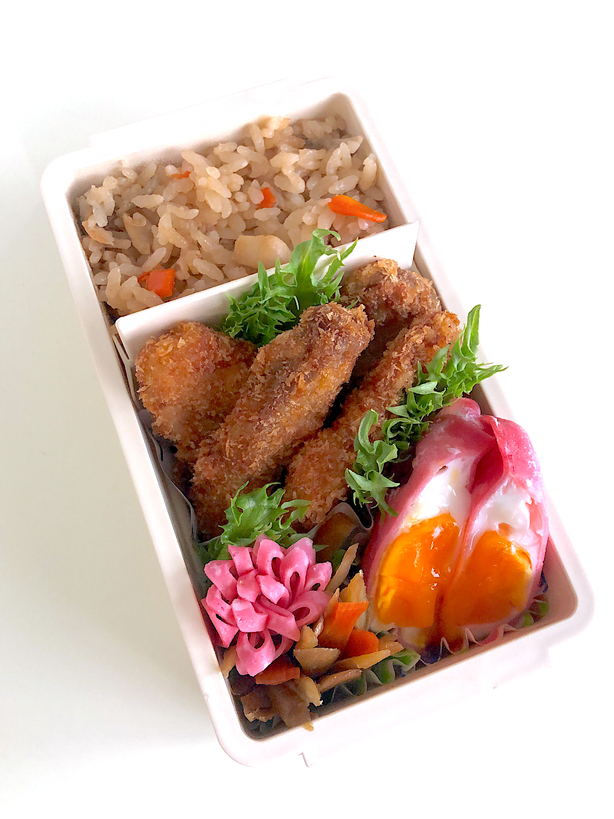 ひとくちカツ弁当♪