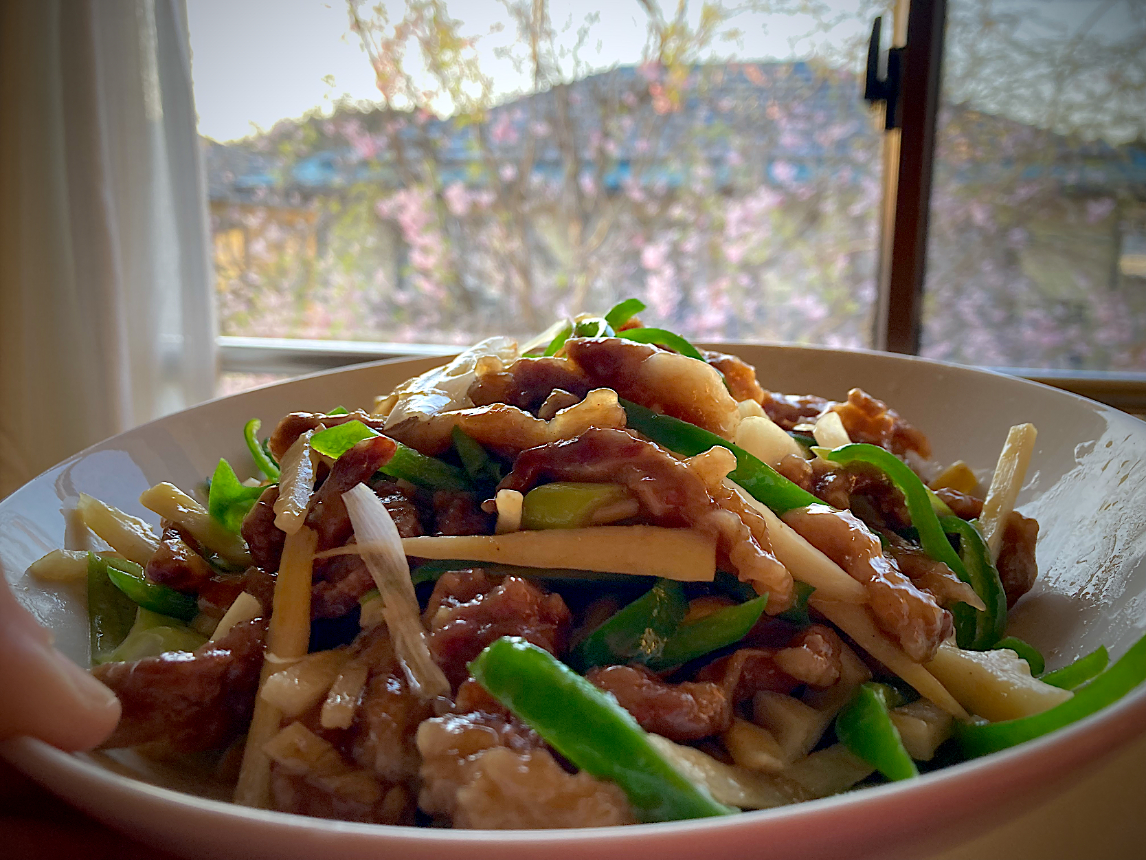 ももさんの料理 青椒牛肉絲