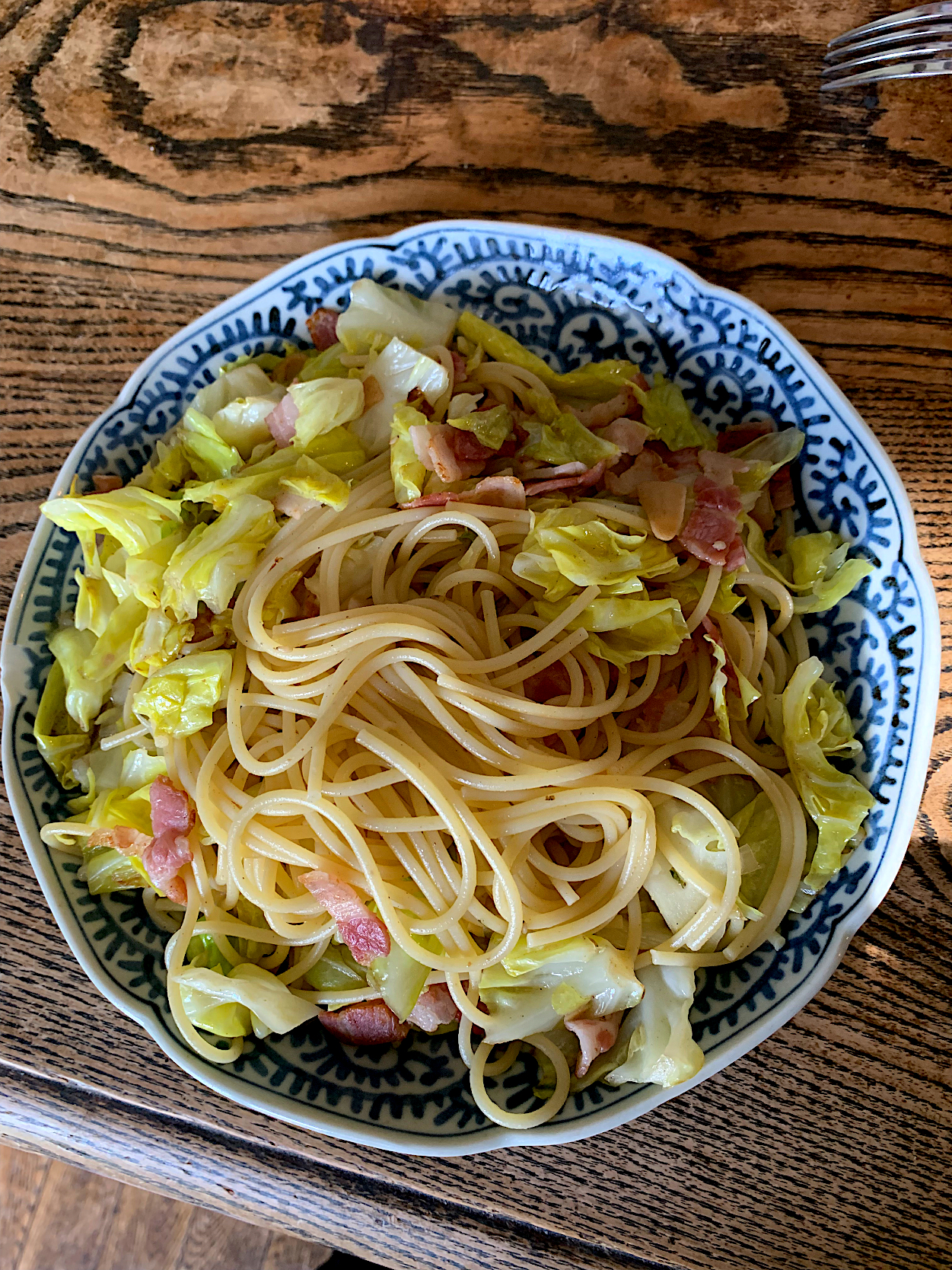 お昼のパスタ