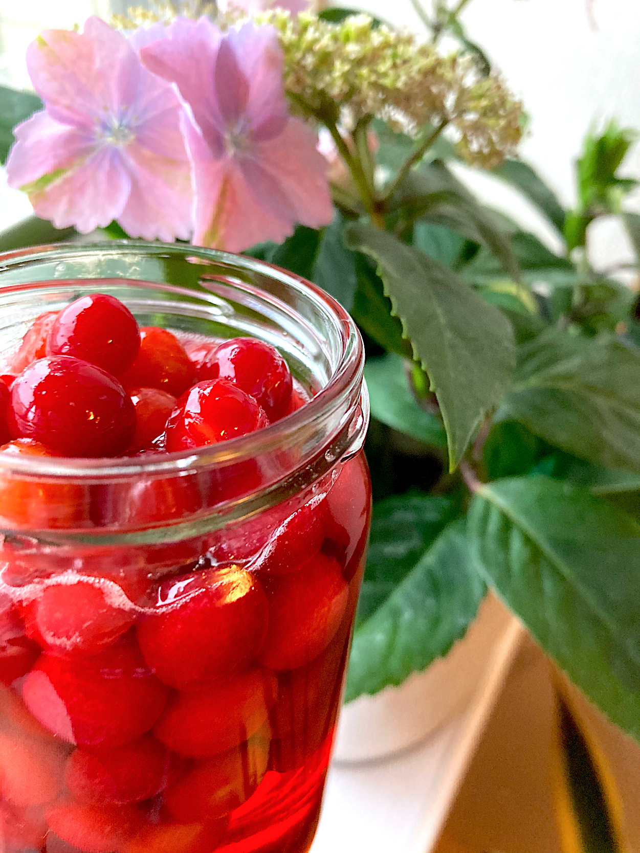 さくらんぼ🍒の果実酢❀.(*´◡`*)❀.